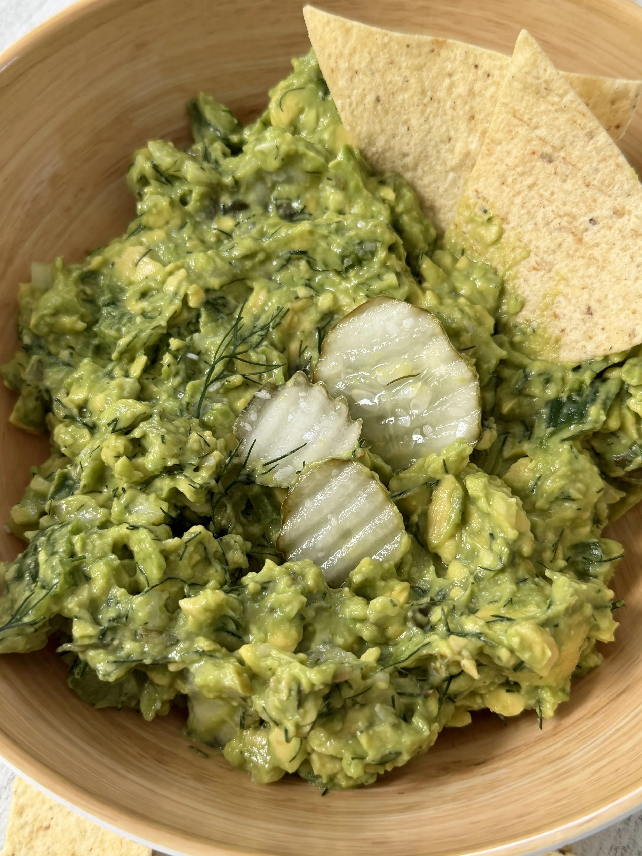 Dill Pickle Guacamole