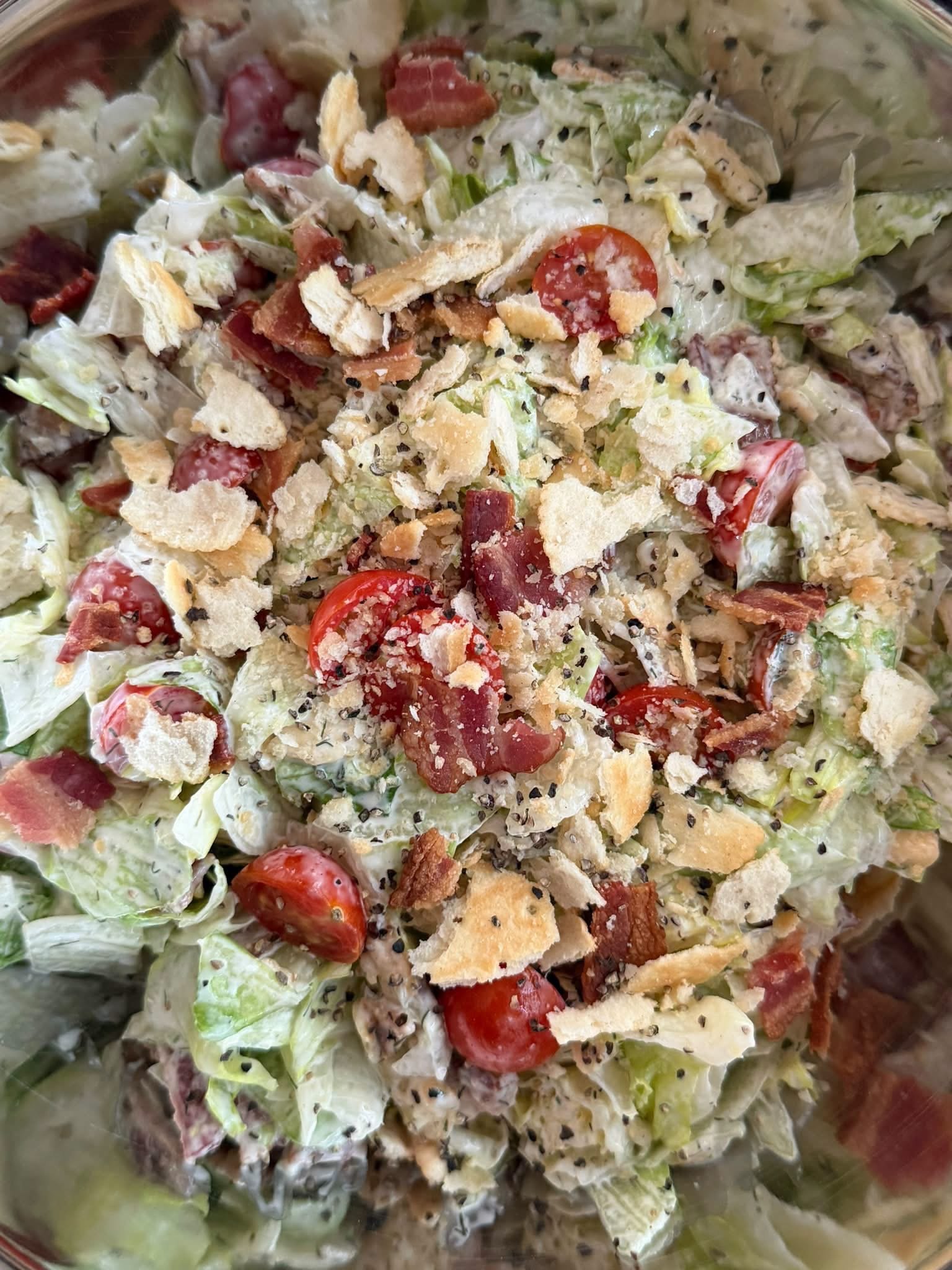 BLT Cracker Salad