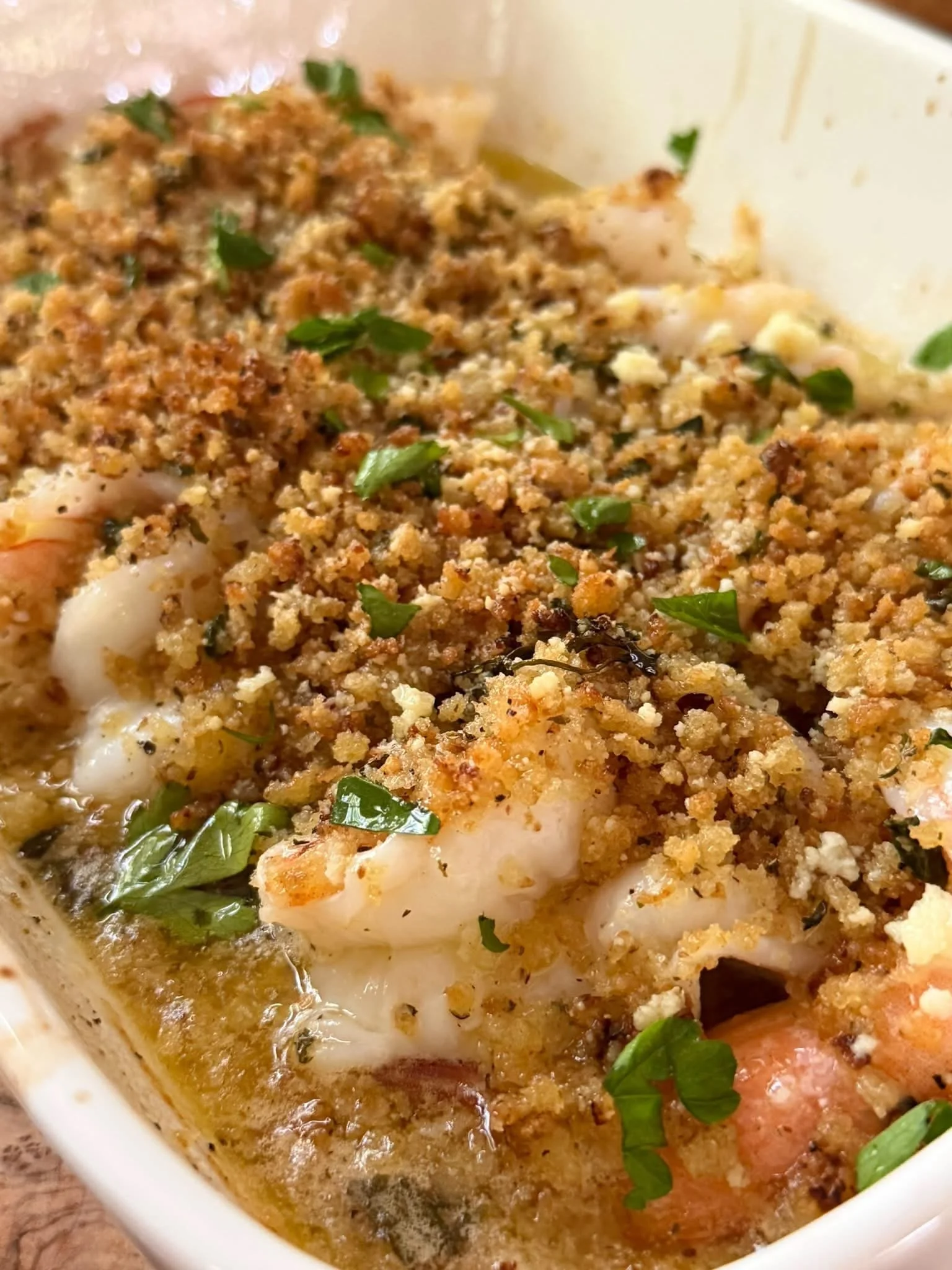 Shrimp Oreganata