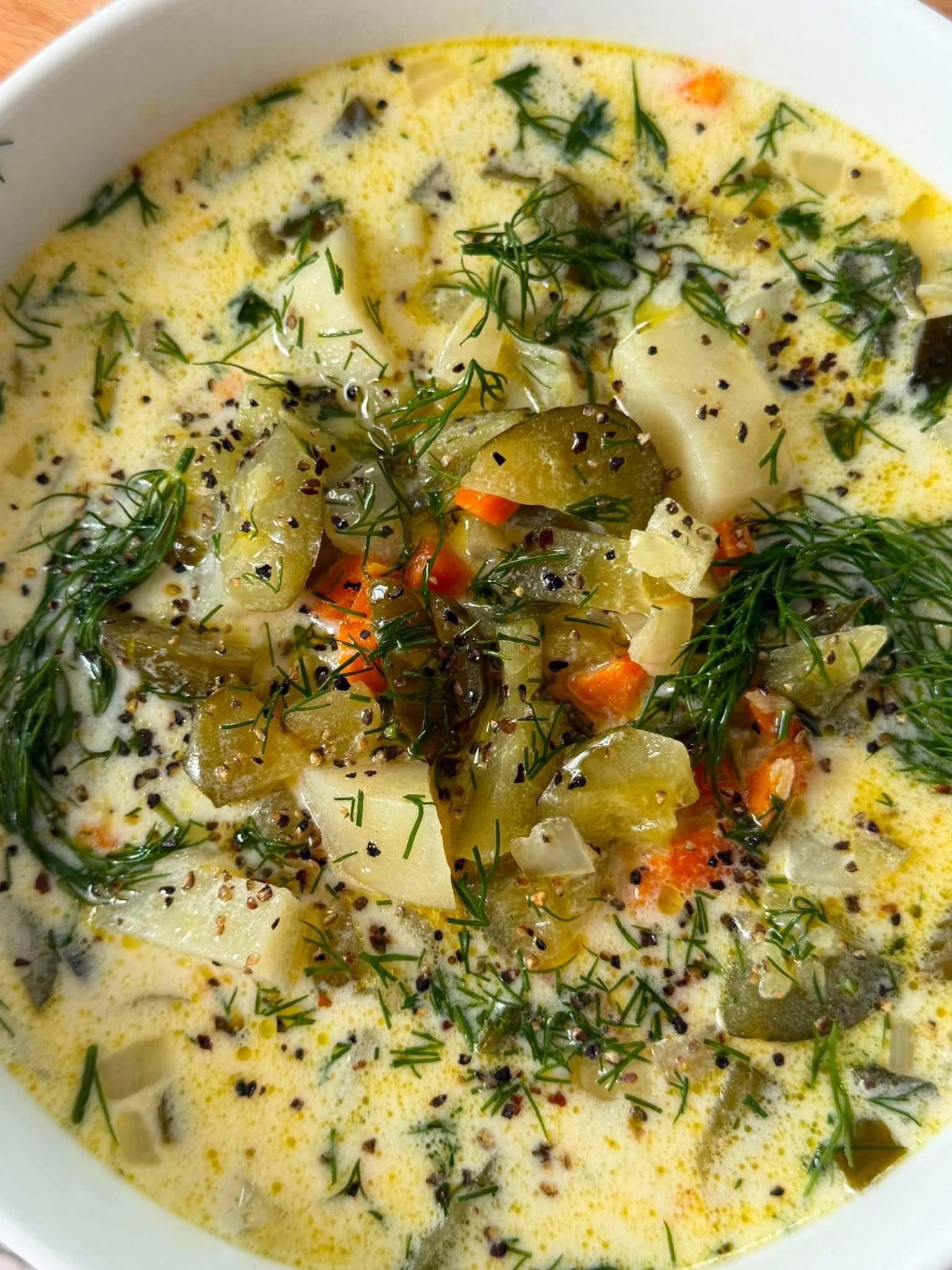 Dill Pickle Soup