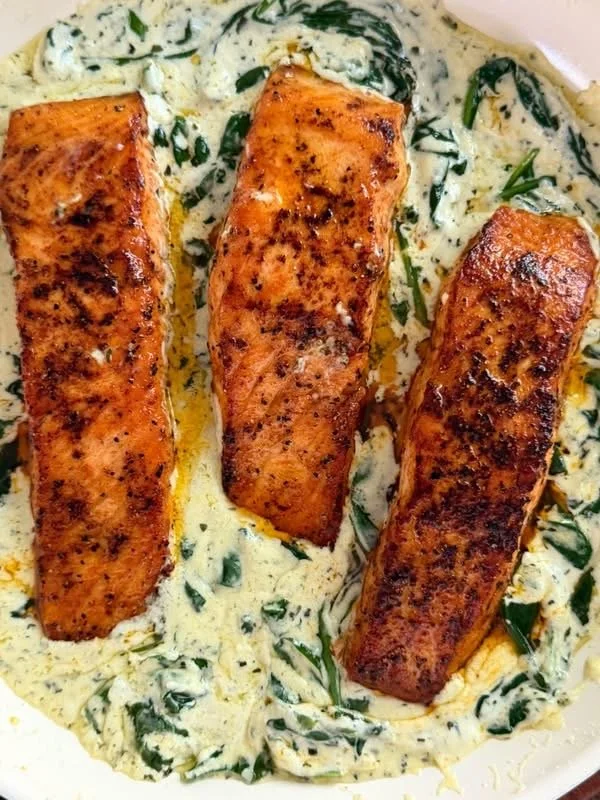 15 Minute Boursin Salmon