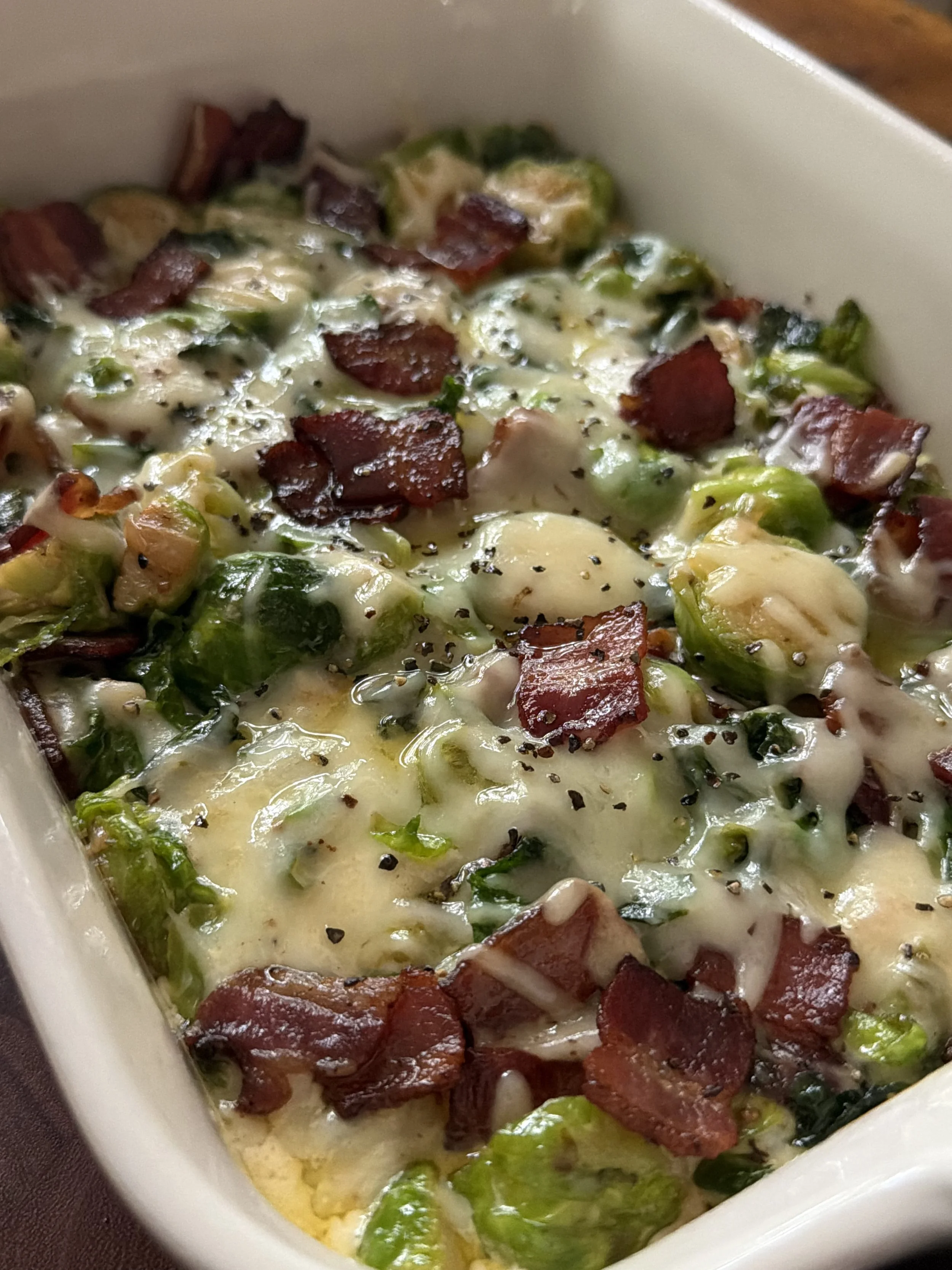 Brussels Sprouts Au Gratin