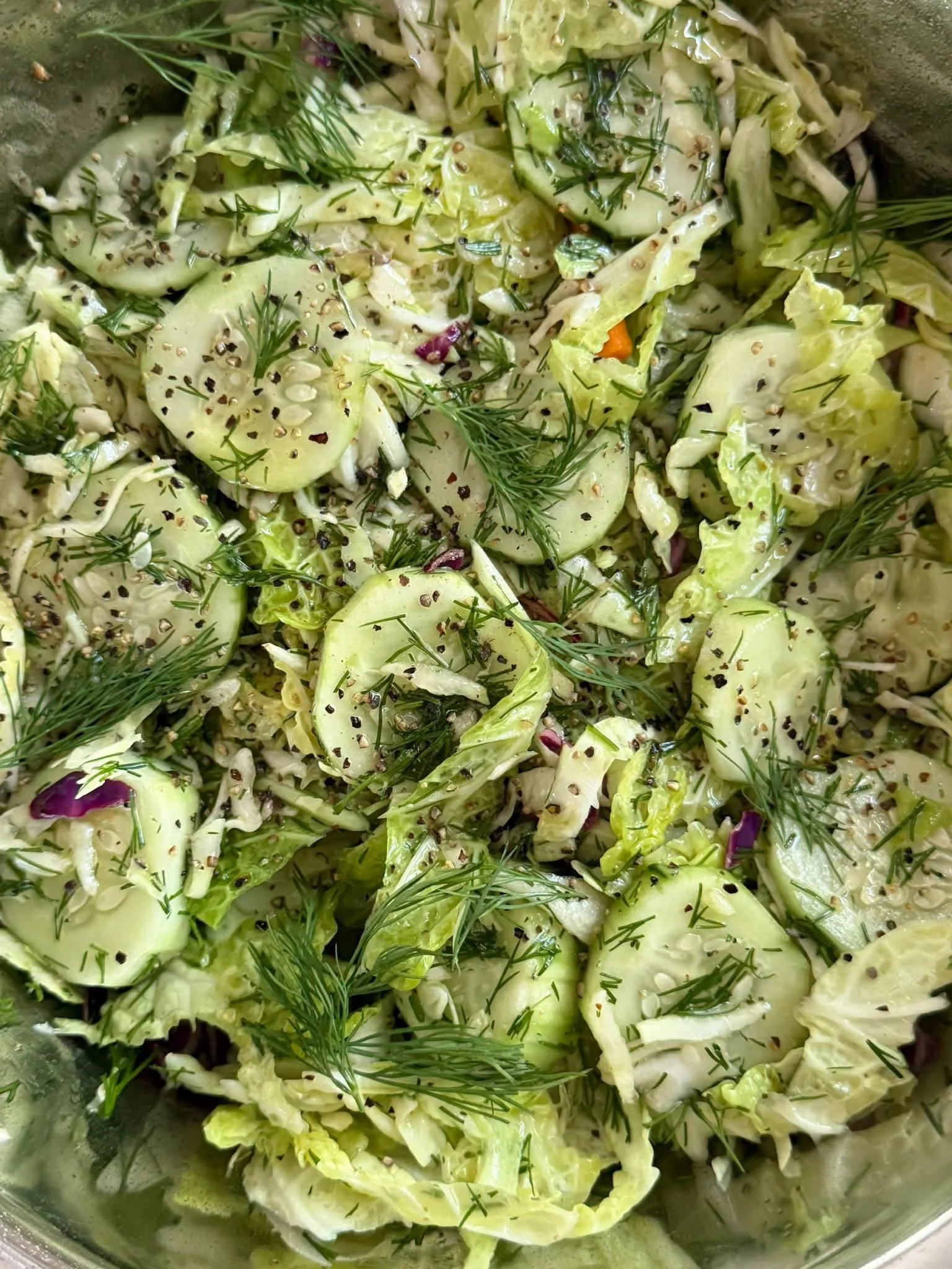 Cabbage &amp; Cucumber Salad