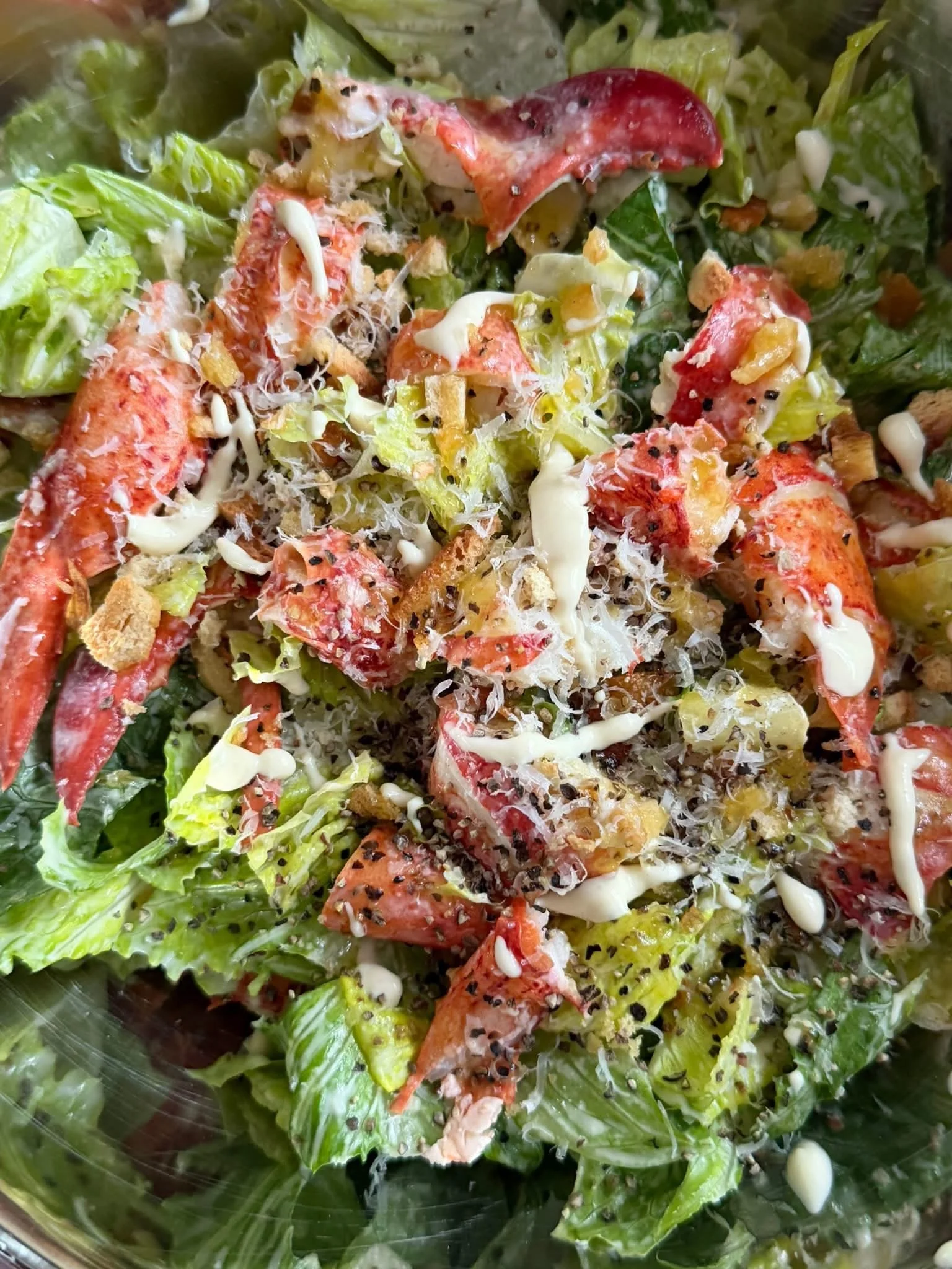 Lobster Caesar Salad