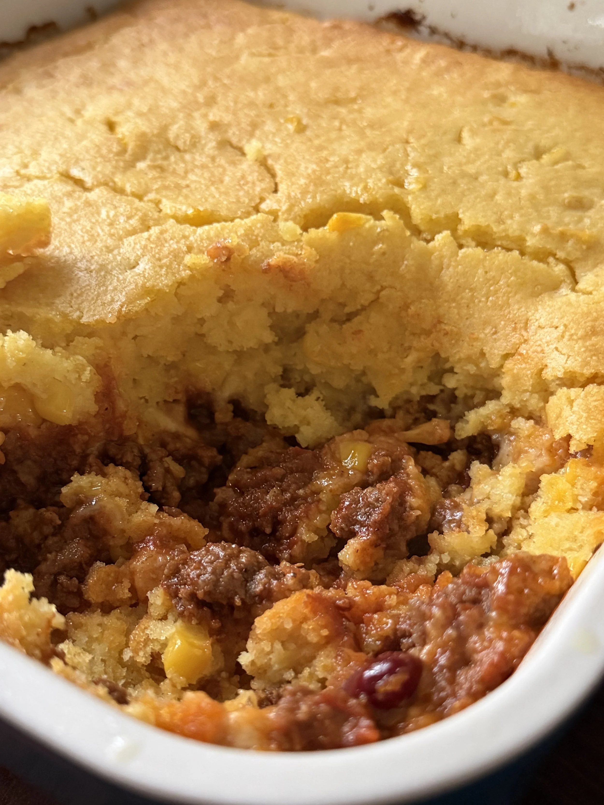 Chili Cornbread Casserole