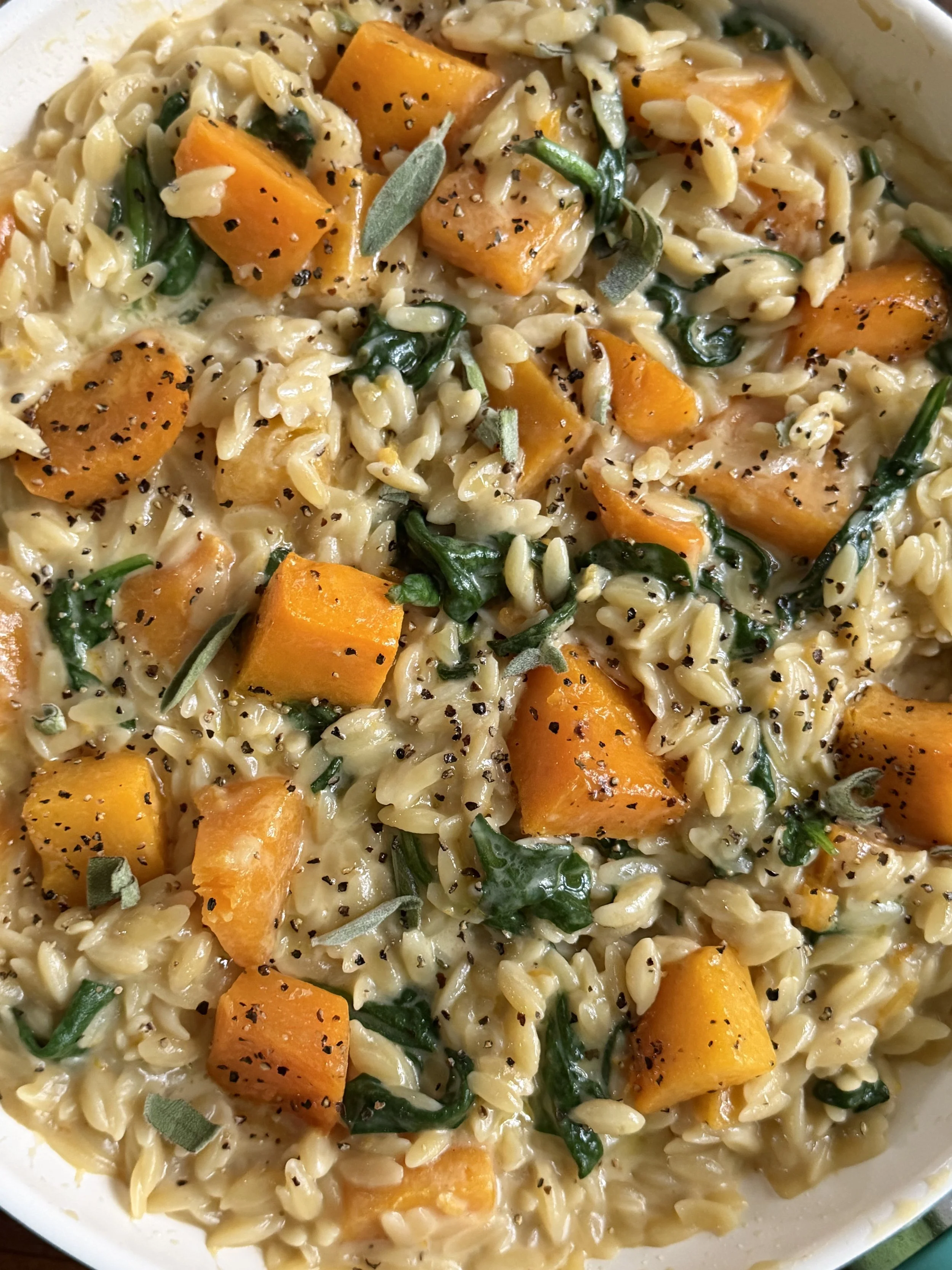 Creamy Butternut Squash Orzo