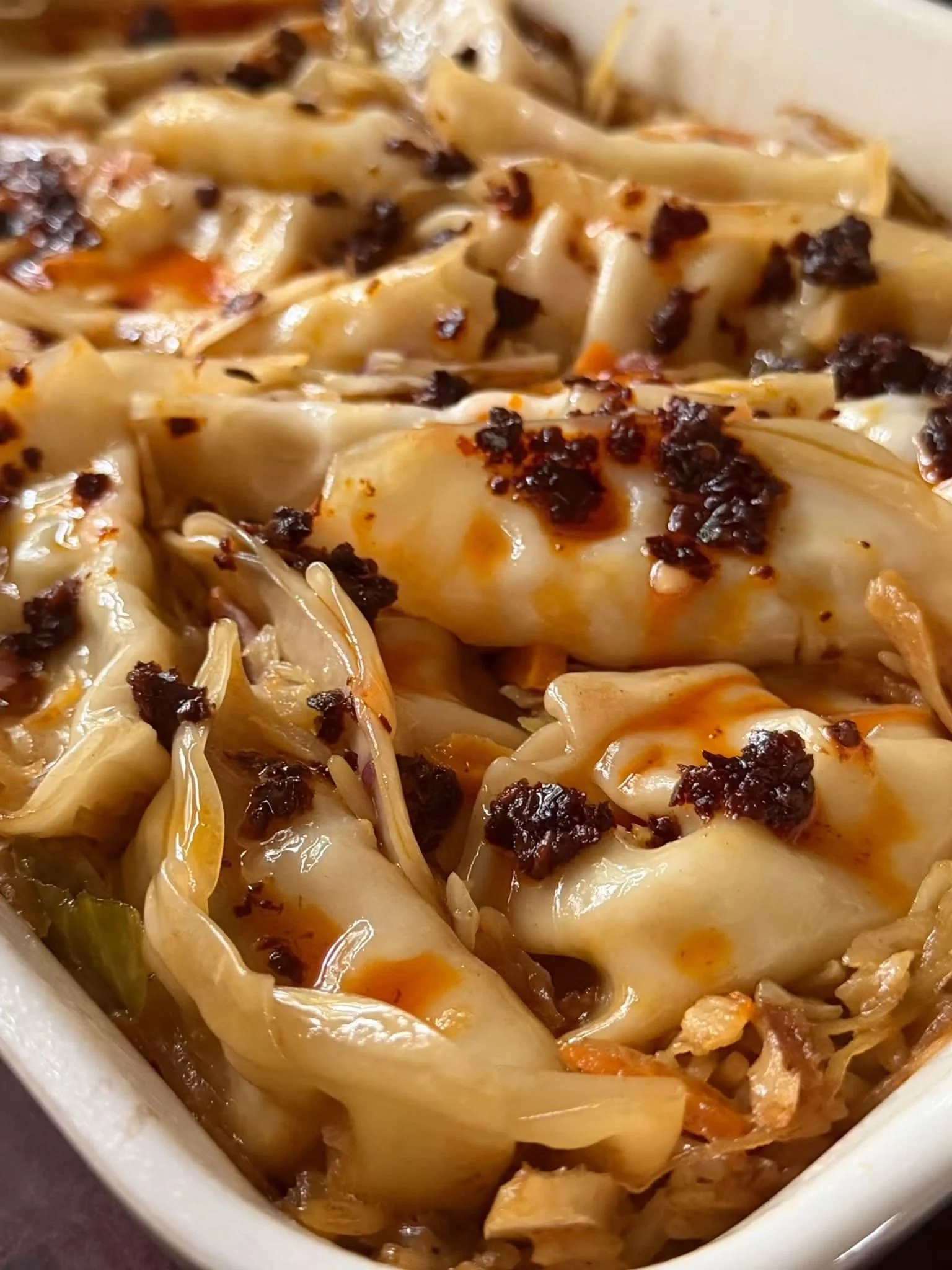 Pot Sticker Rice Casserole