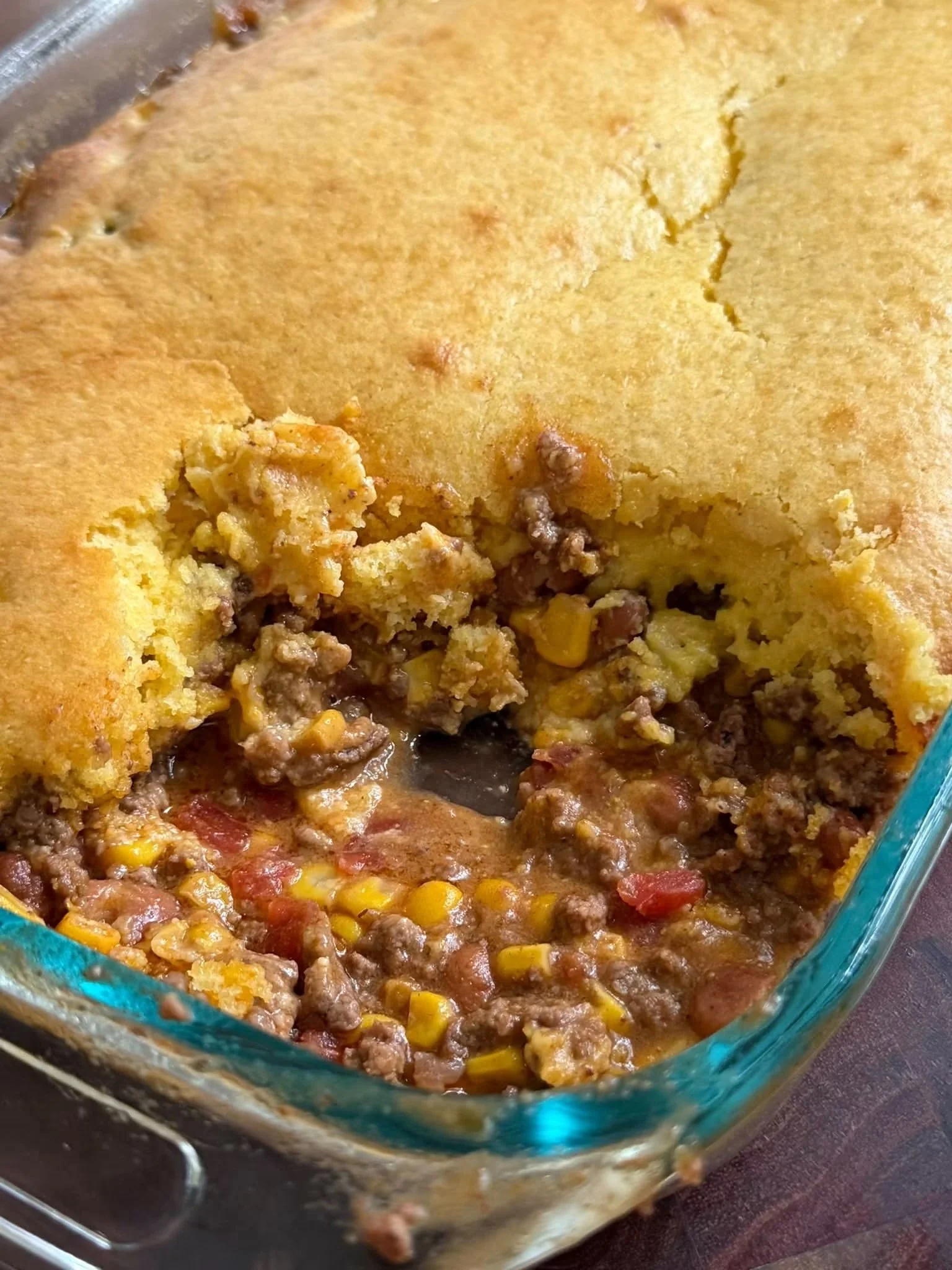 Cornbread Cowboy Casserole