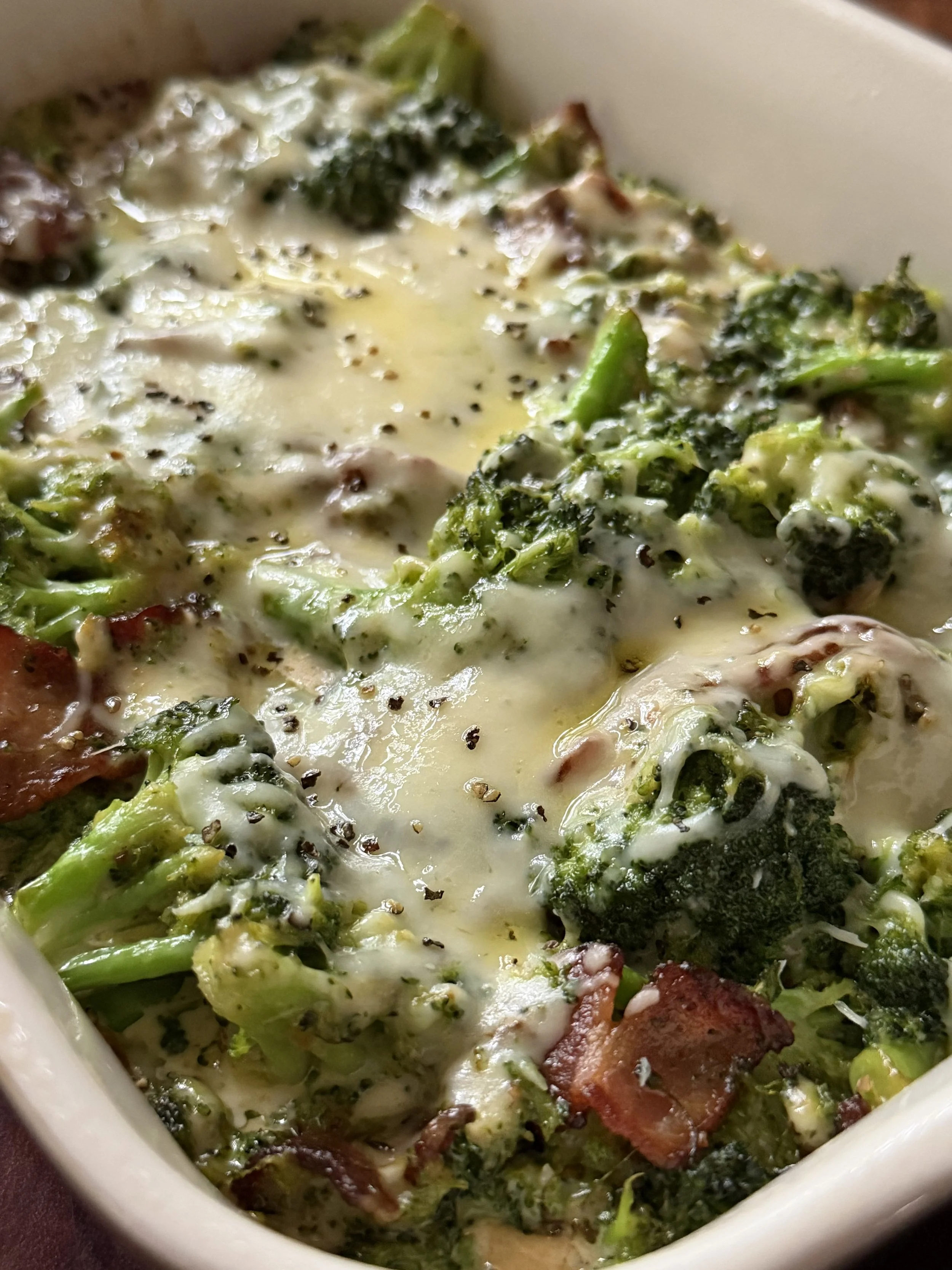 Broccoli Bacon Au Gratin