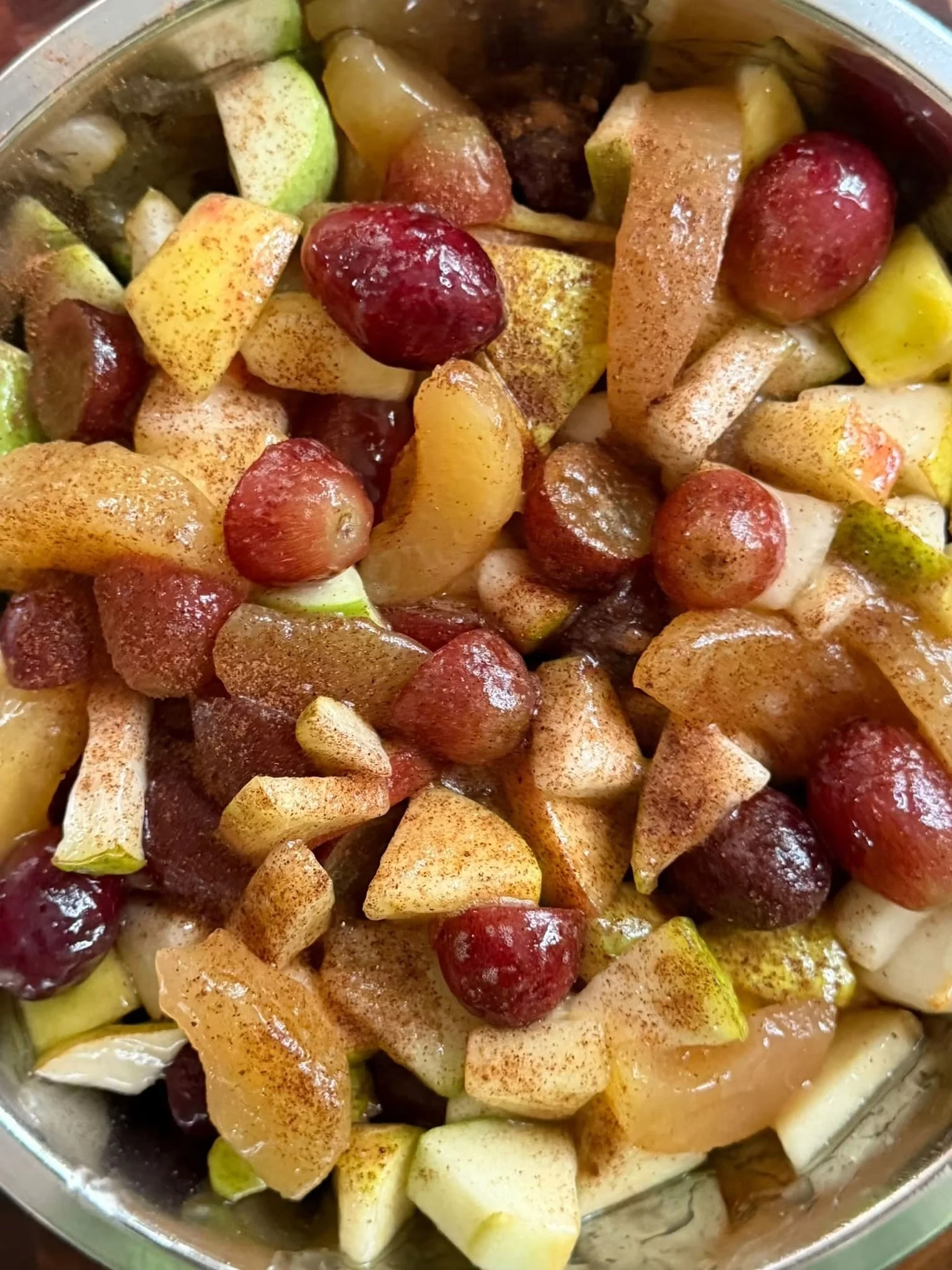 Apple Pie Fruit Salad