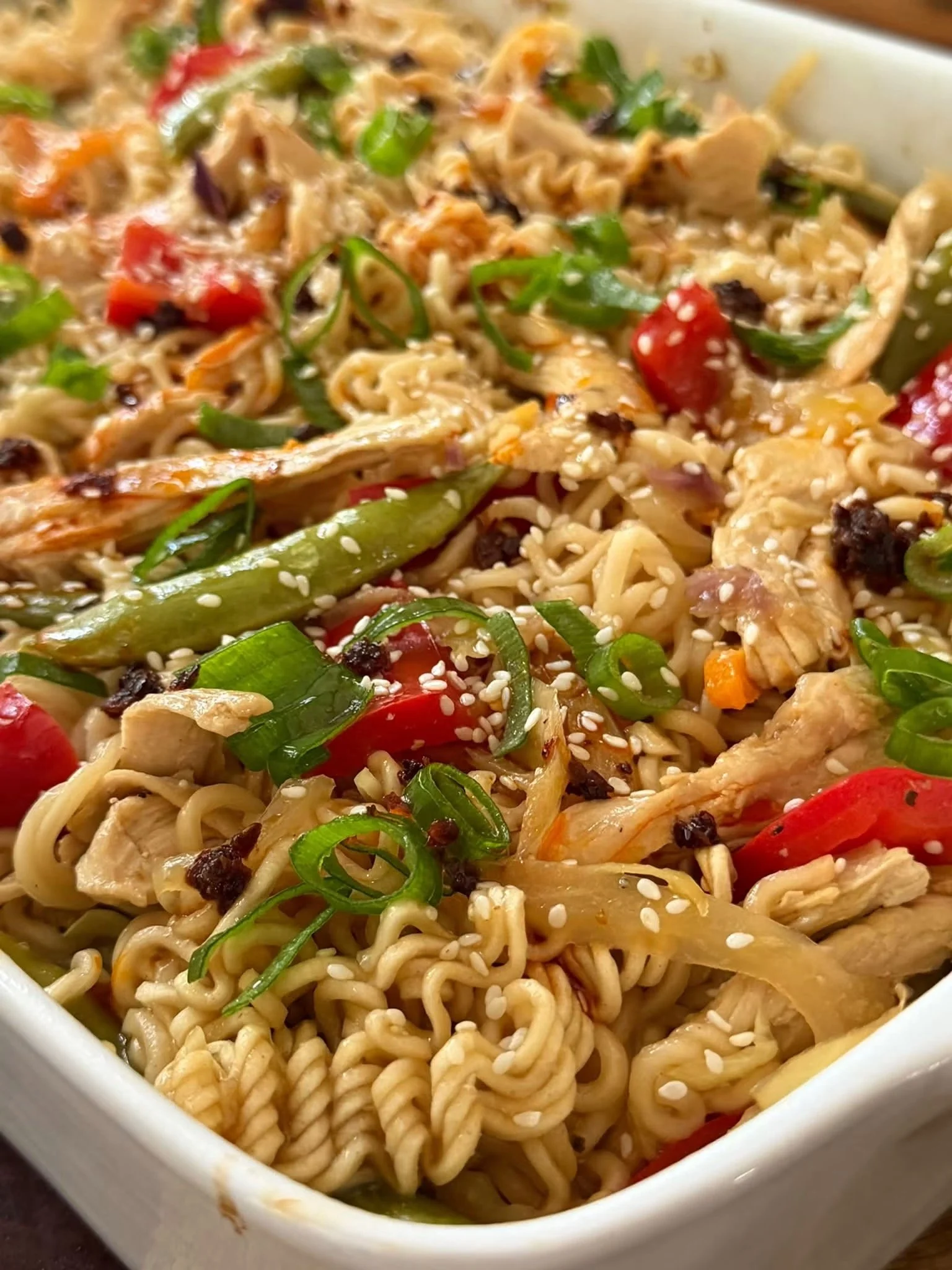 Ramen Chicken Bake