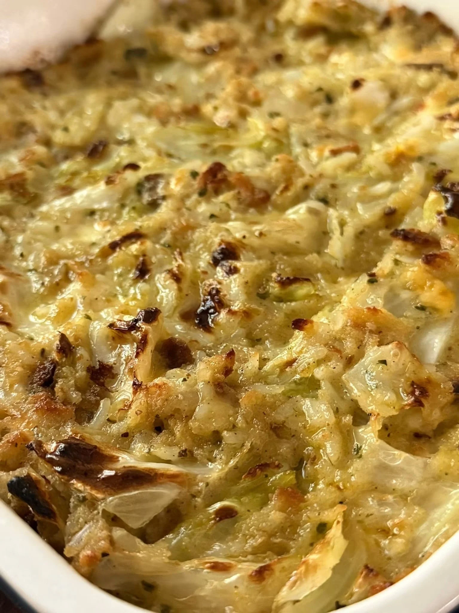 Cabbage Stuffing Rice Casserole