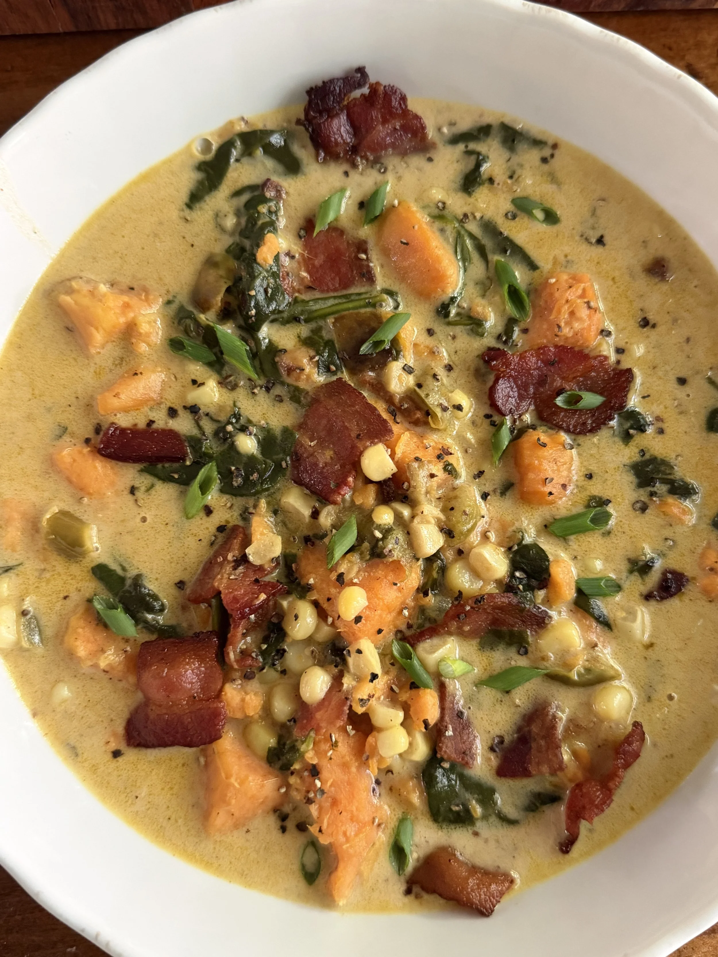 Sweet Potato Corn Chowder