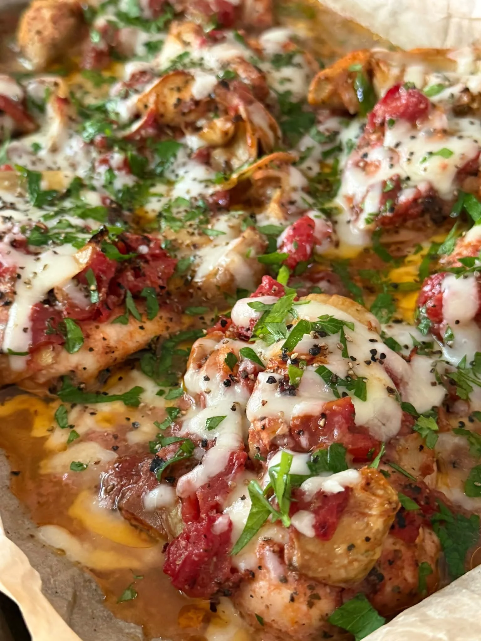 Sheet Pan Artichoke Chicken