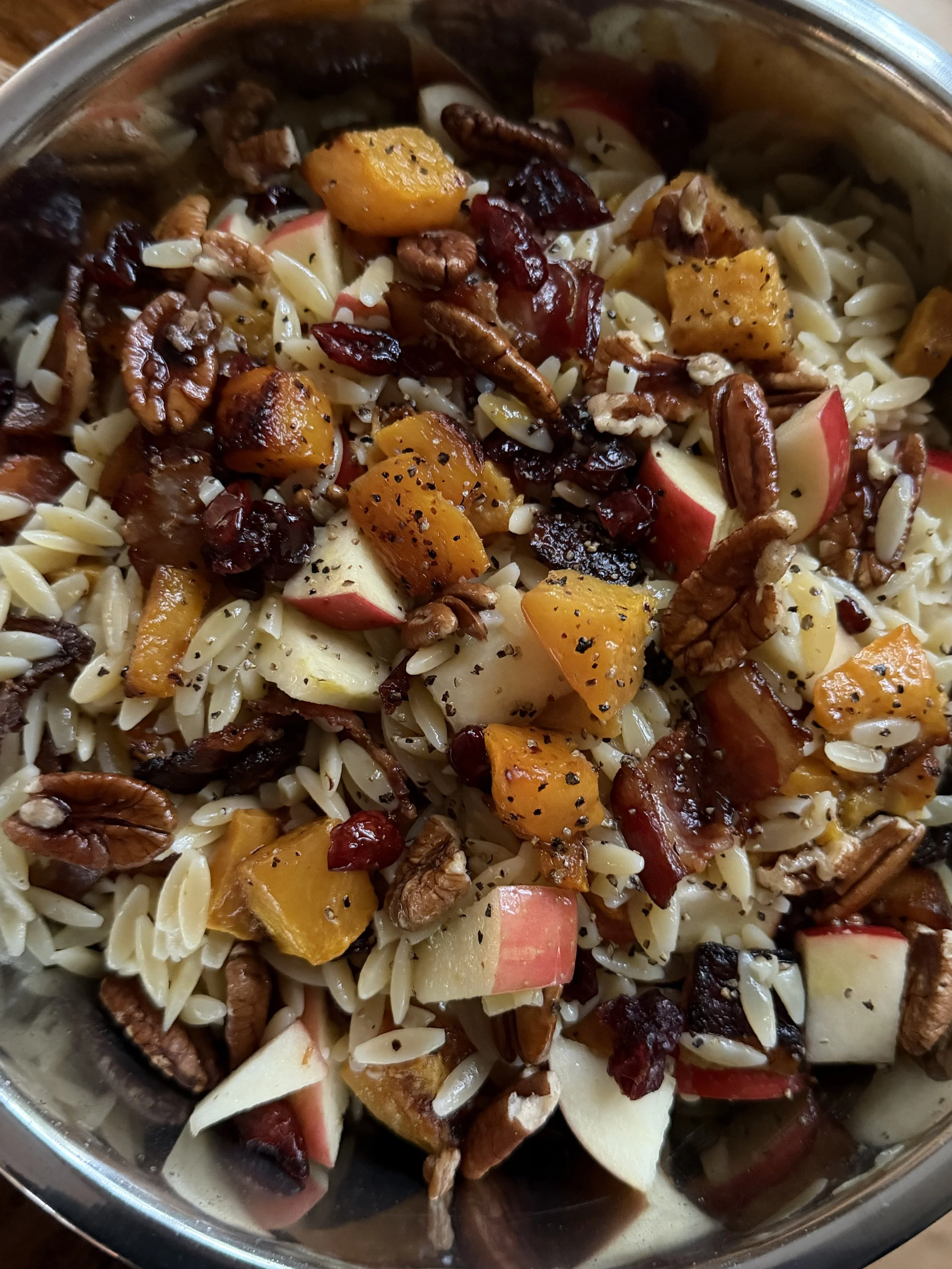 Autumn Harvest Orzo Salad