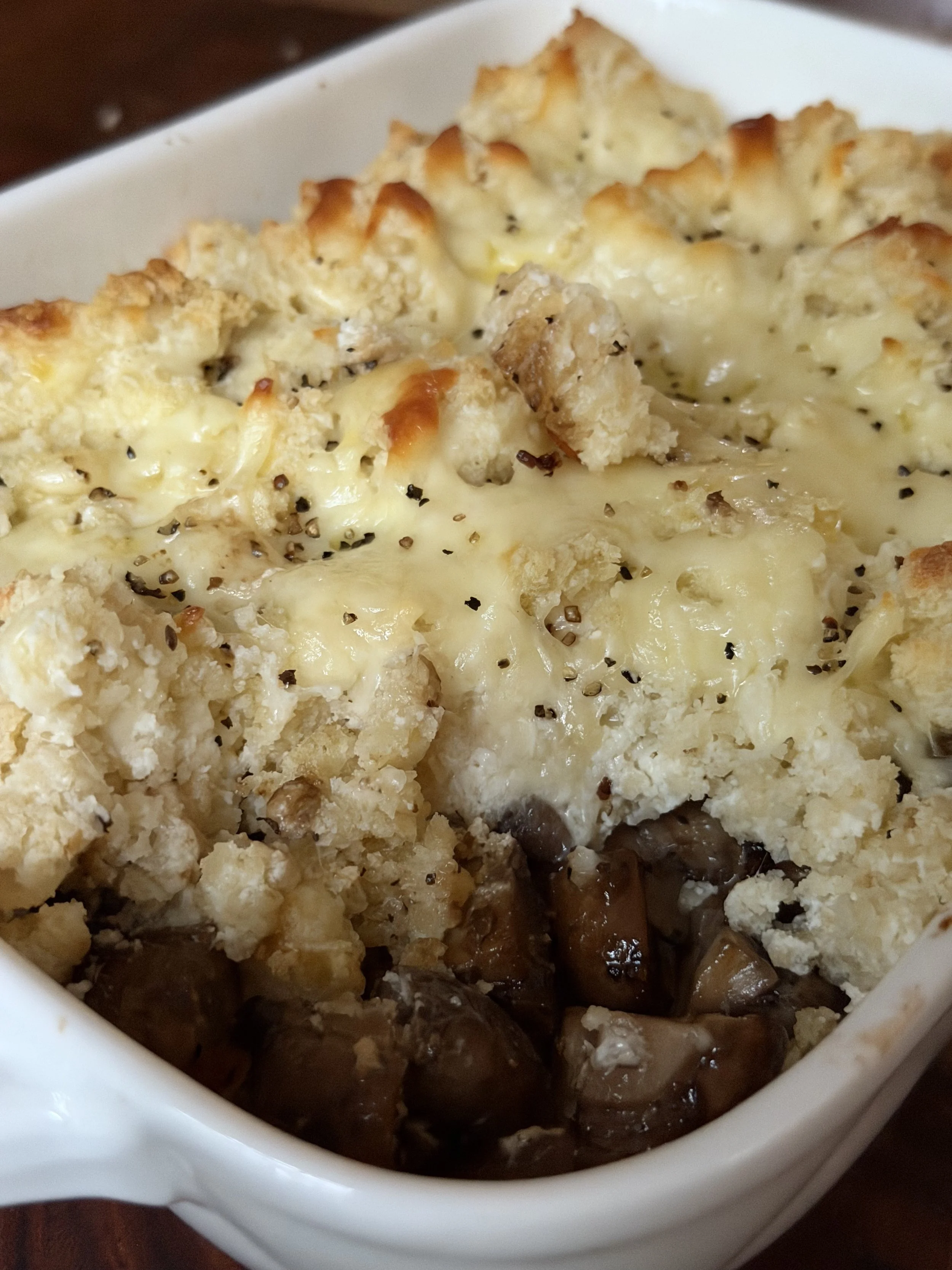Stuffed Mushroom Casserole