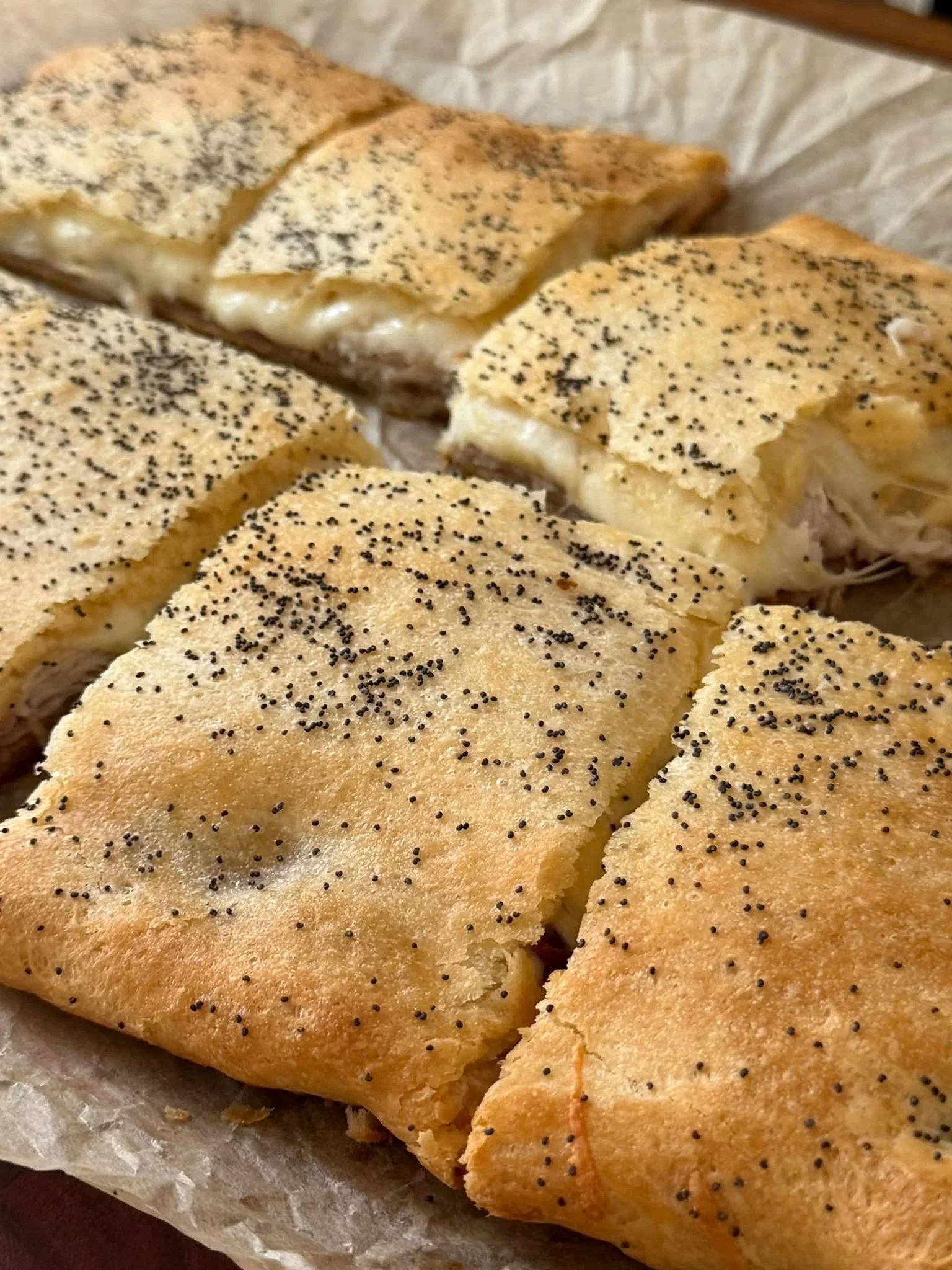 Turkey Cranberry Crescent Sandwiches