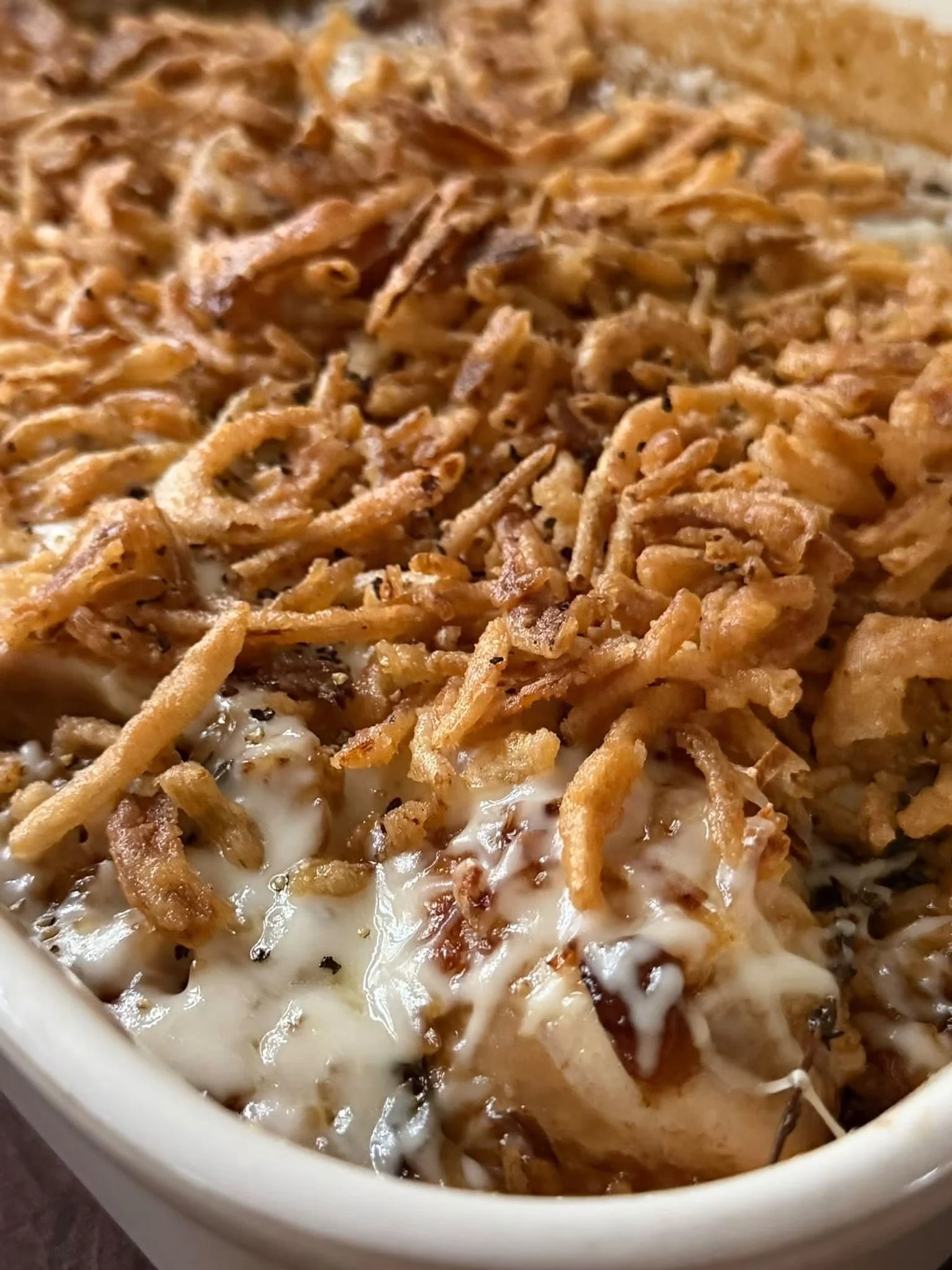 French Onion Chicken &amp; Rice Casserole