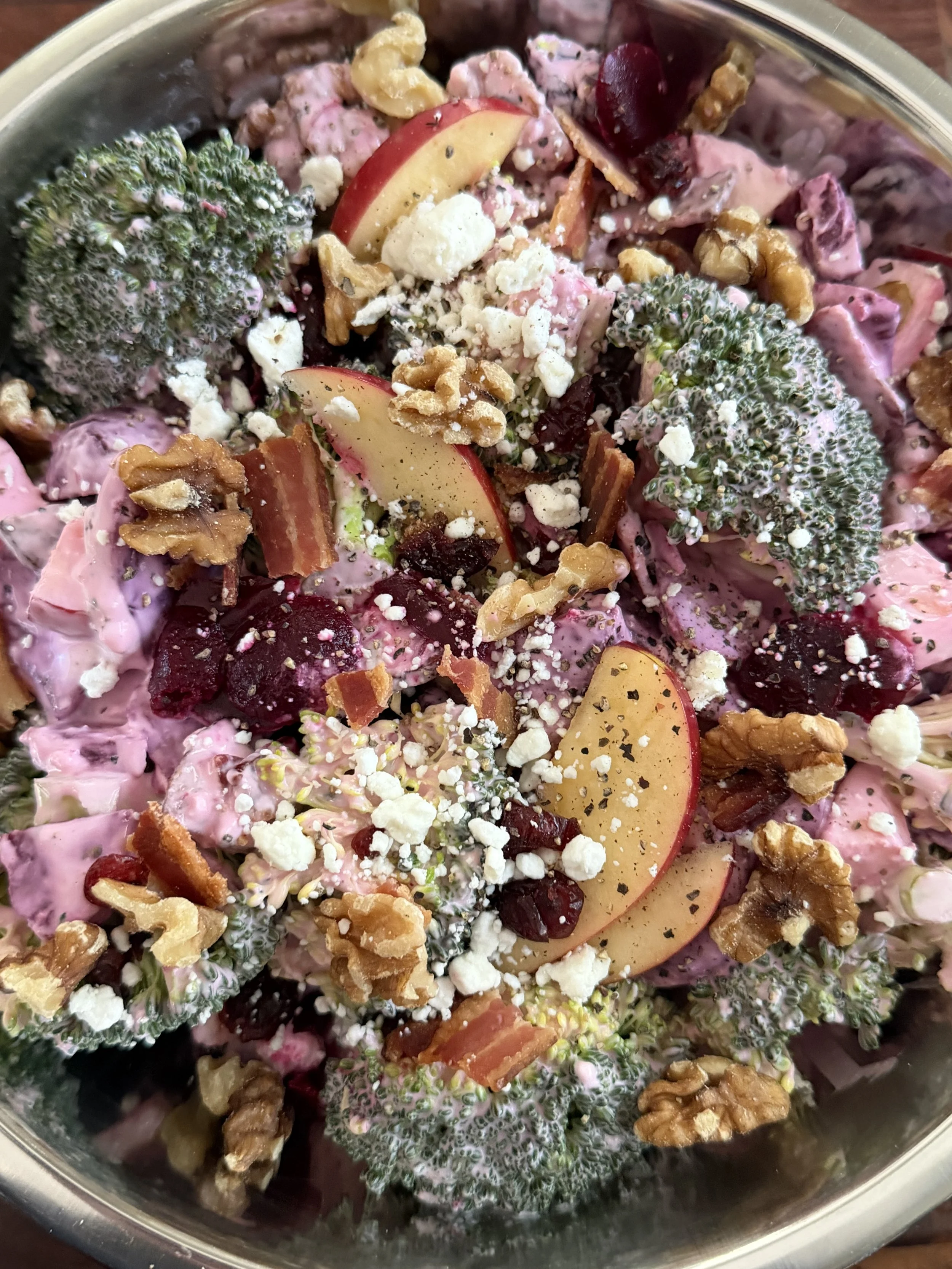 Holiday Broccoli &amp; Beet Salad