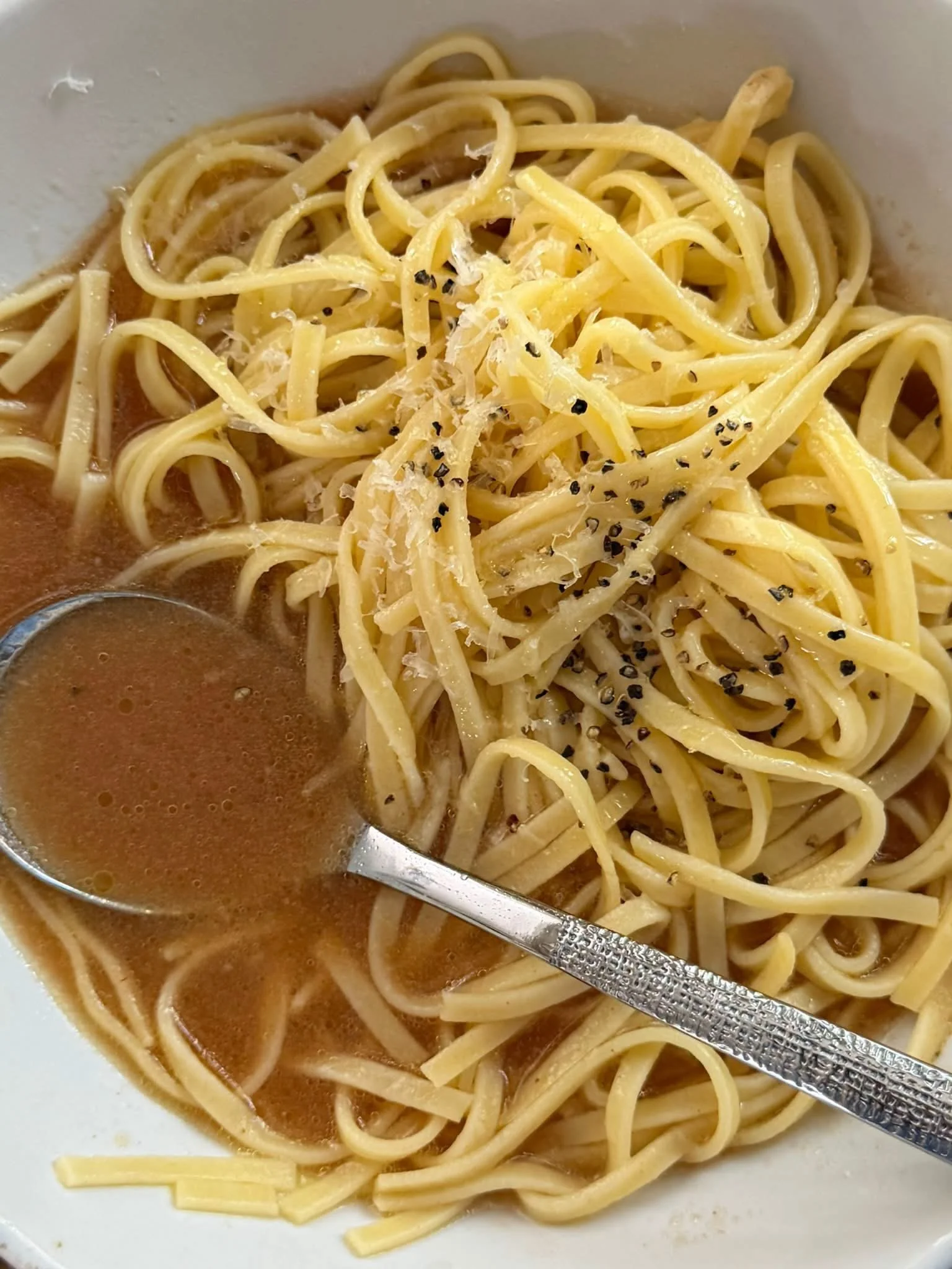 Tagliolini in Beef Bone Broth