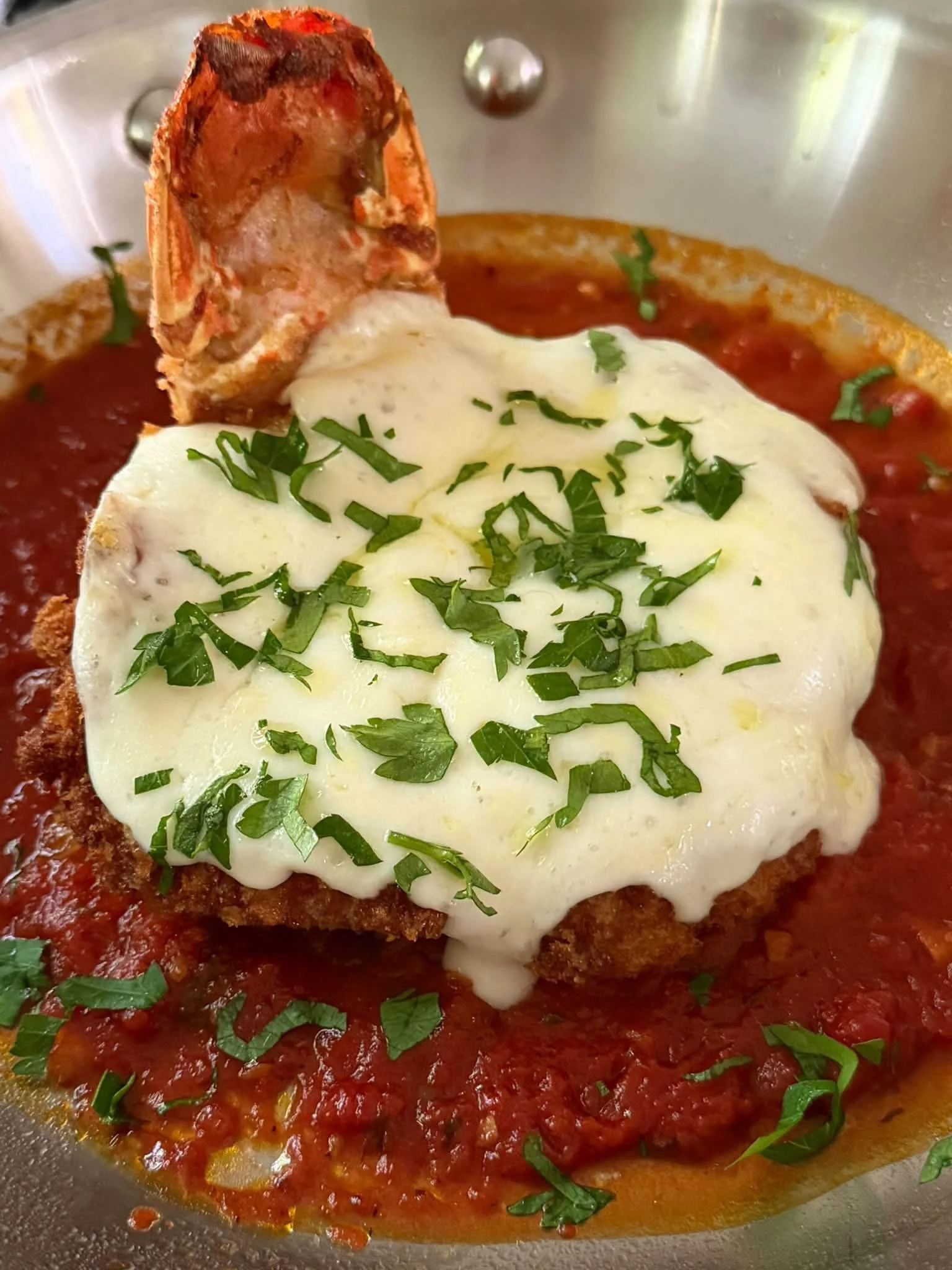 Lobster Cutlet Parmesan