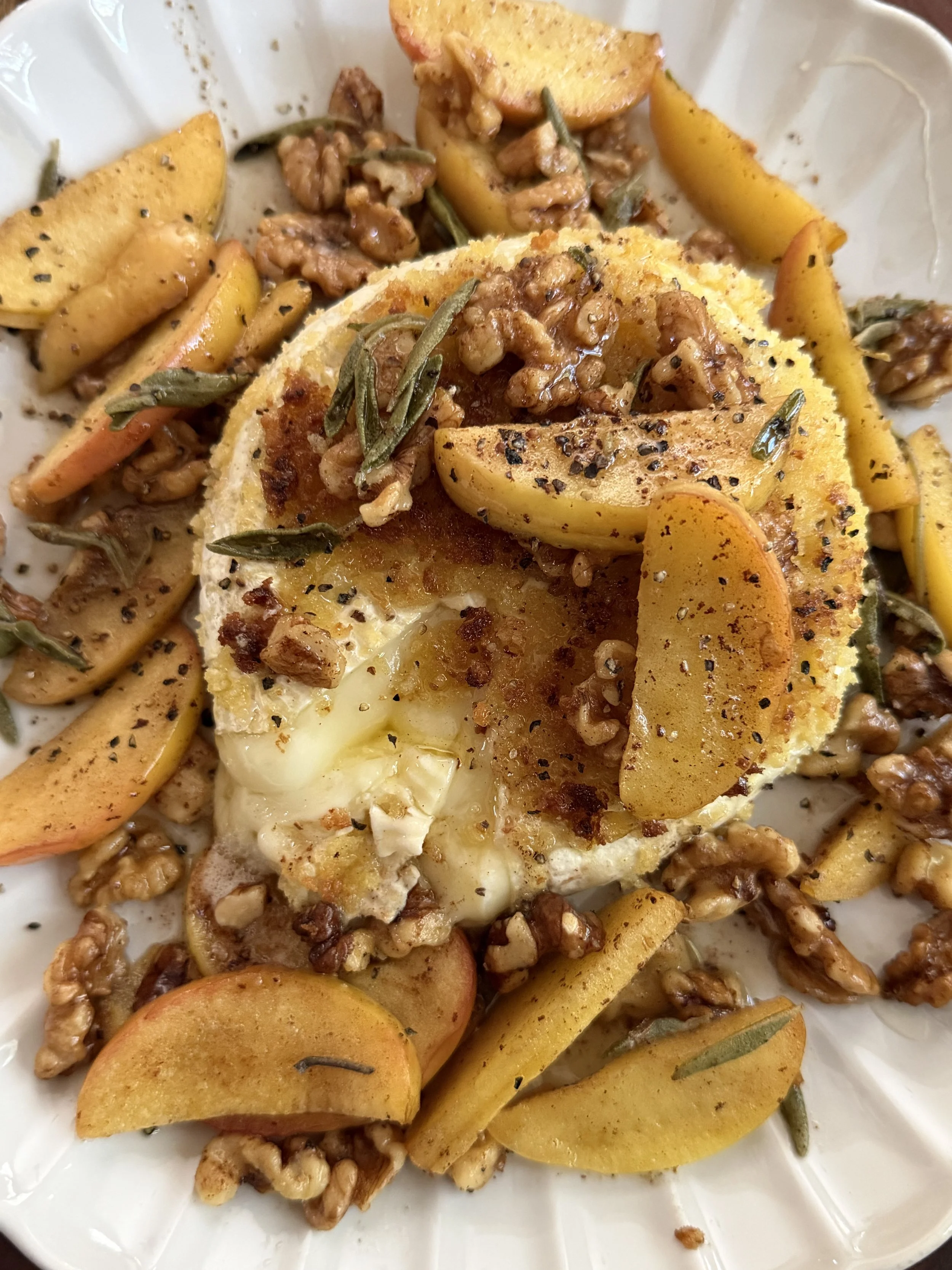Autumn Pan Fried Brie