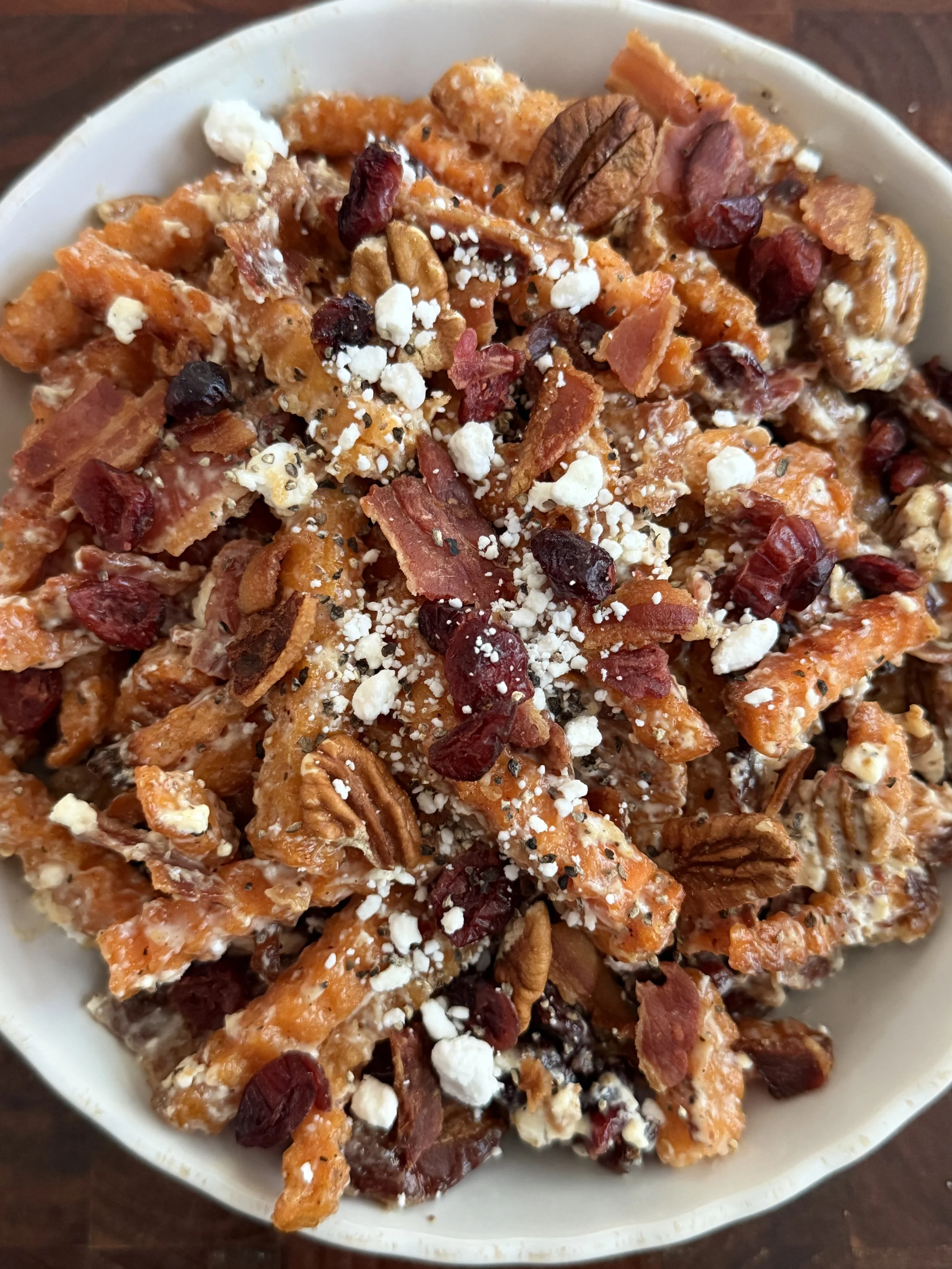 Fall Sweet Potato Fries Potato Salad