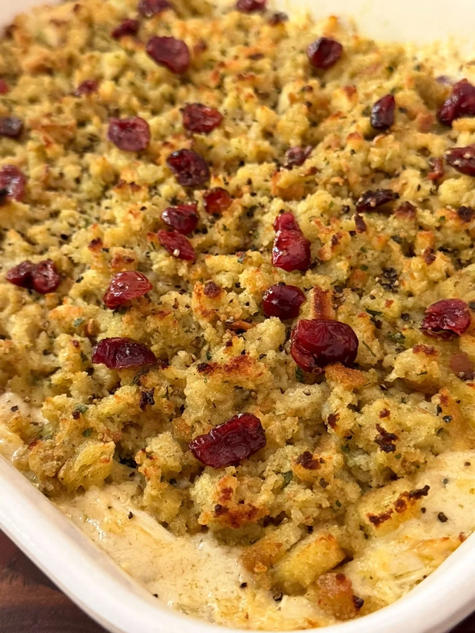 Harvest Chicken &amp; Stuffing Casserole