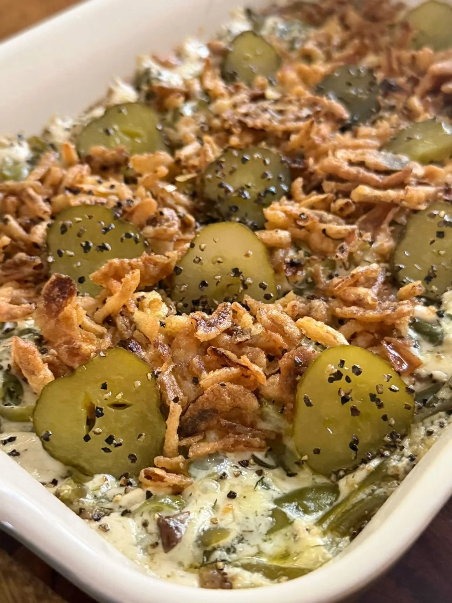 Pickle Green Bean Casserole