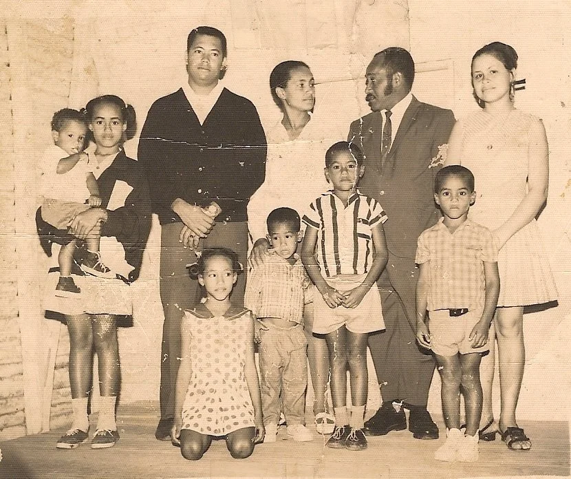 The day of my grandparents’ wedding.