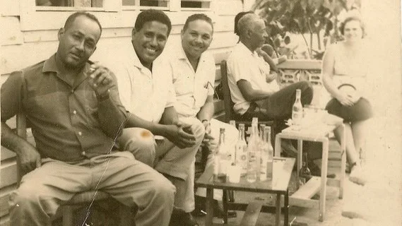 My grandfather, Ricardo Vargas, to the left.