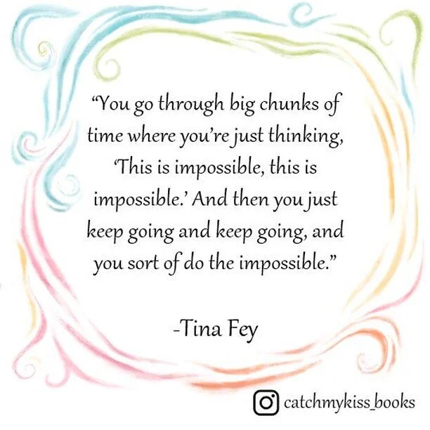 Thanks for the Monday motivation Tina Fey!
#CatchMyKiss✨#BakingBliss🍰 #ForeverRide🎢

#tinafey #happymonday #mondaymotivation