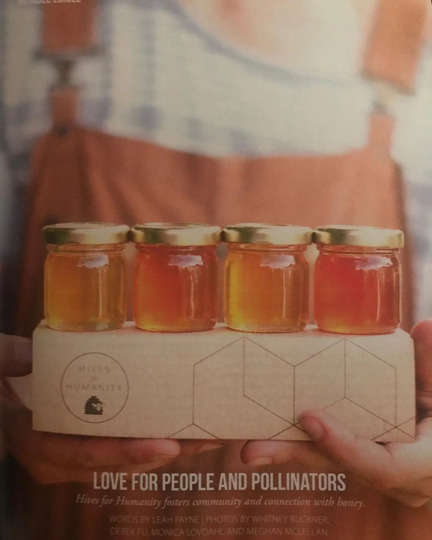 Very excited to have picked this up today and bee in such sweet company!! 

Also featured are bee peeps: @eastvanbees who we connect with over wax and swarms on the regular! and @humblebeemead who you may remember from our garden party last year! So many recipes and gift ideas. 

Photos from over the years gifted to us by @wlbuckner @derek_fu_creative Monica Lovdahl and @megan.mclellan 
Acknowledged and shared here by @ediblevancouver with words by Leah Payne.