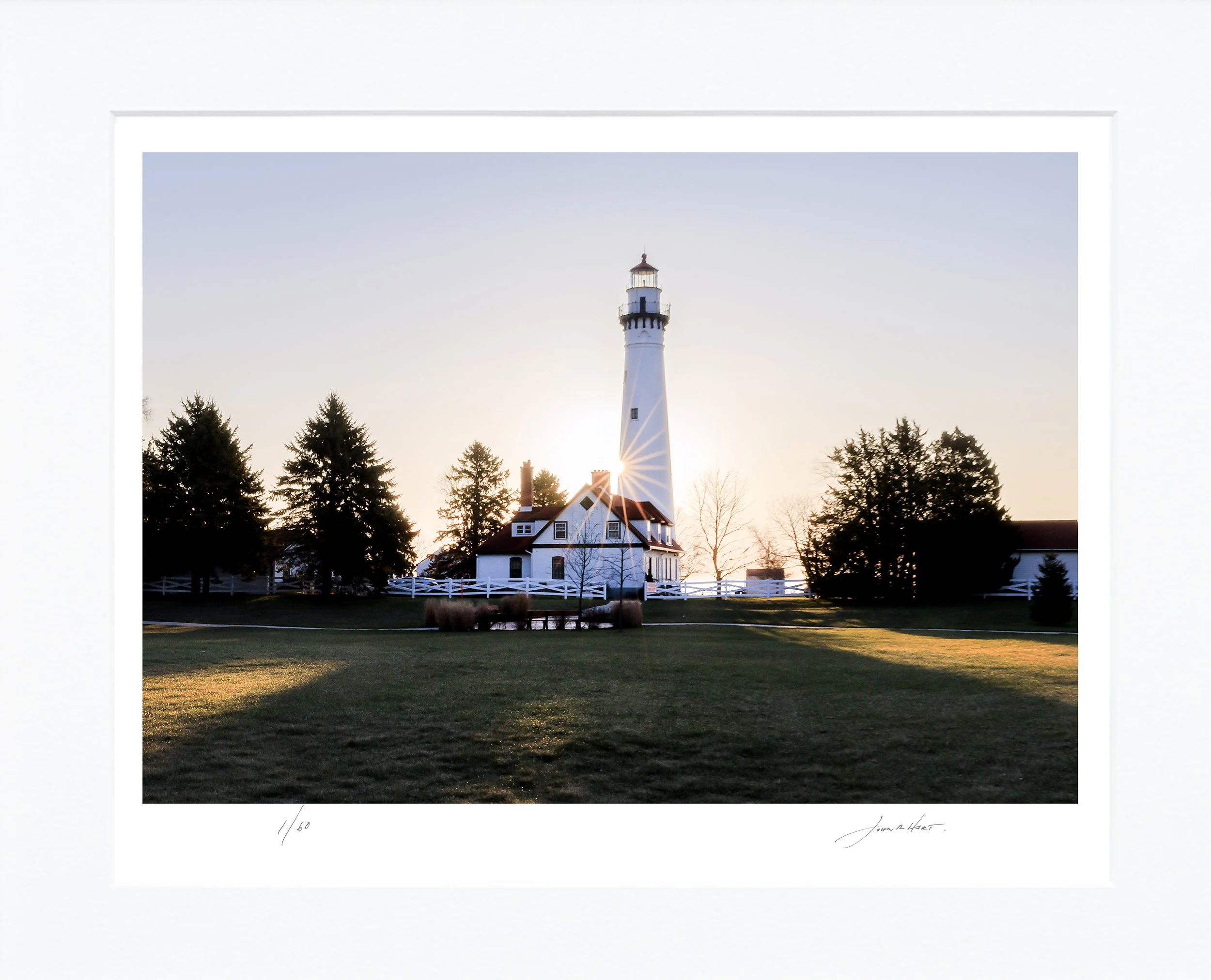 Wind Point LIghthouse Sunrise mat.jpg