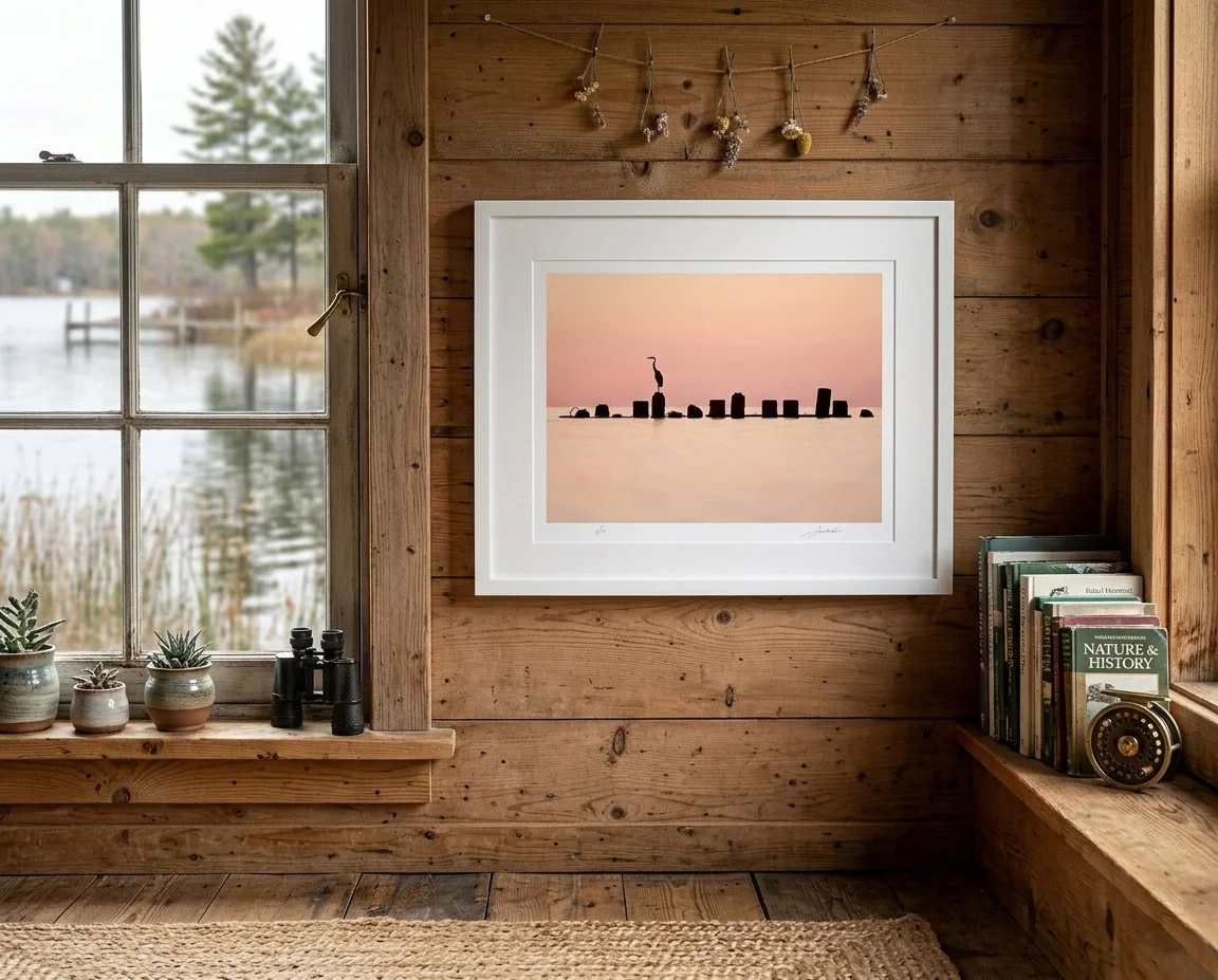 Heron at Sunrise room.jpg