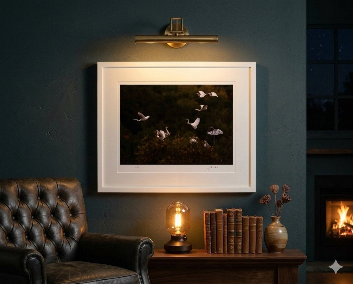 Egrets in Flight room.jpg