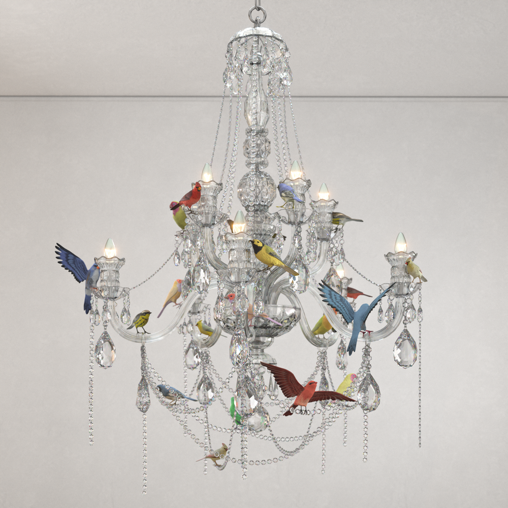 Lighting-Bird Chandelier I — Sebastian Errazuriz Studio