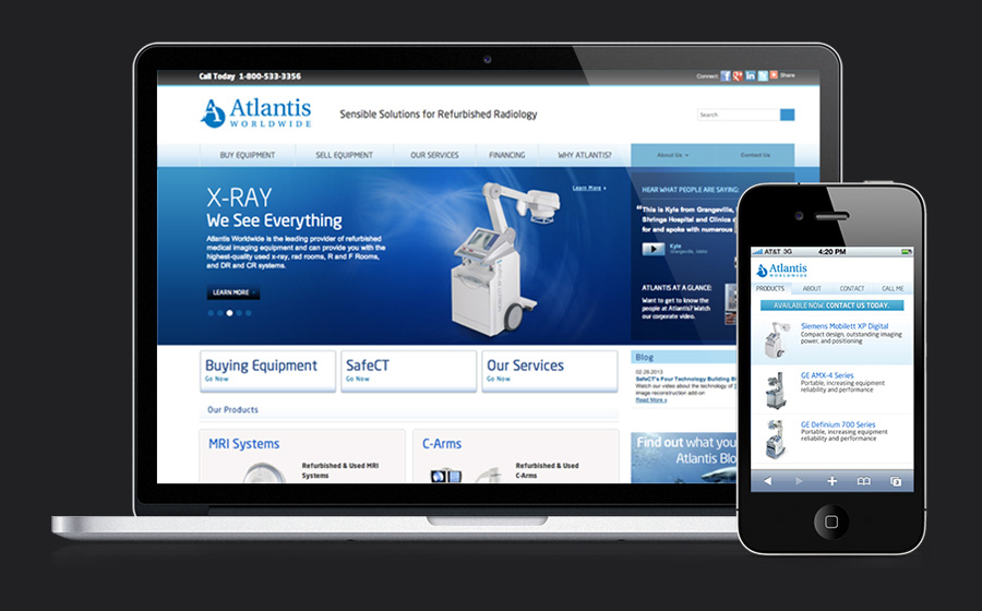 Atlantis Worldwide Website Redesign