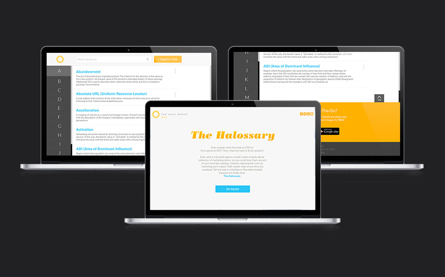 Halossary App Design and Development-UI/UX