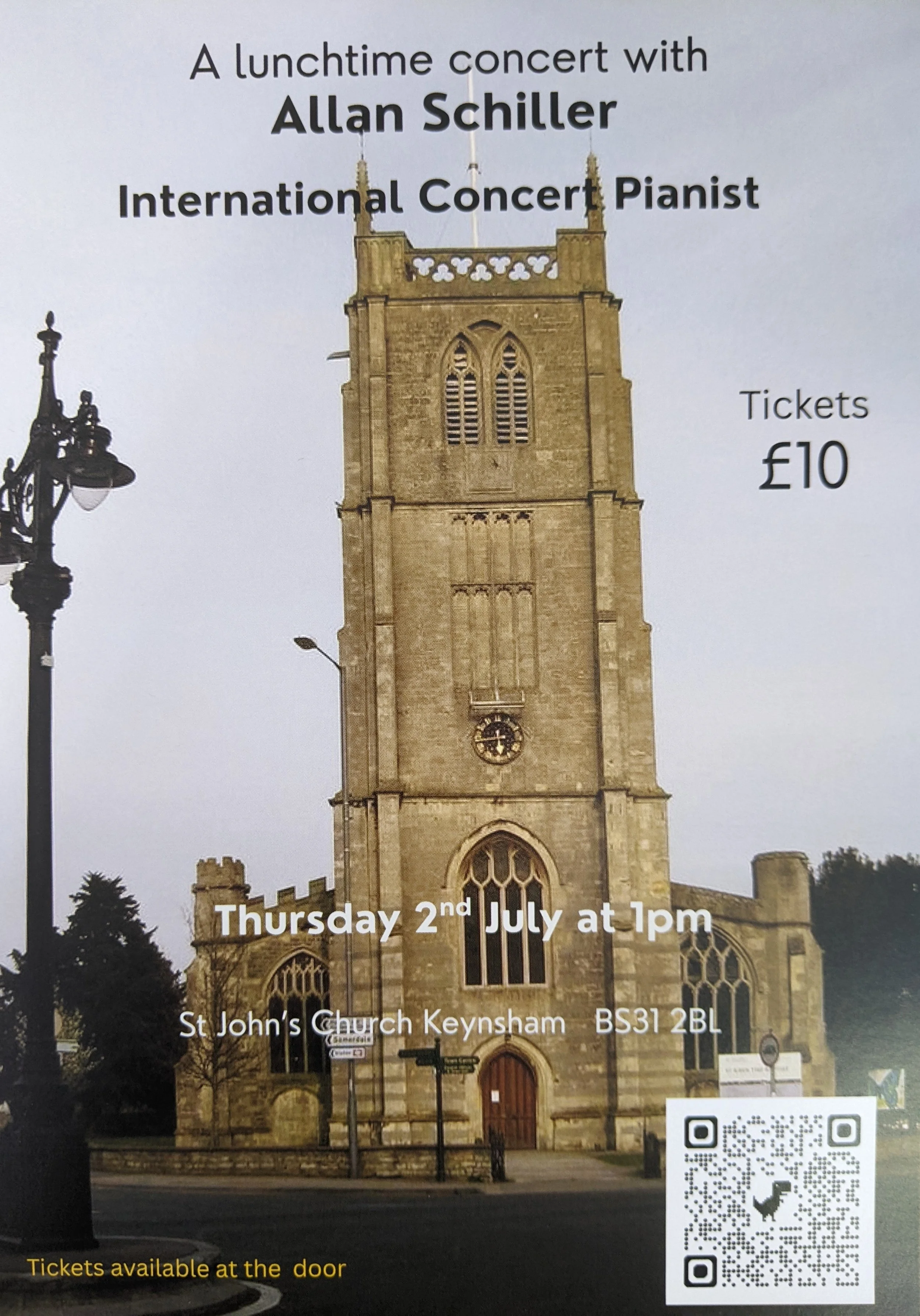 13.00 Lunchtime Concert with Allan Schiller