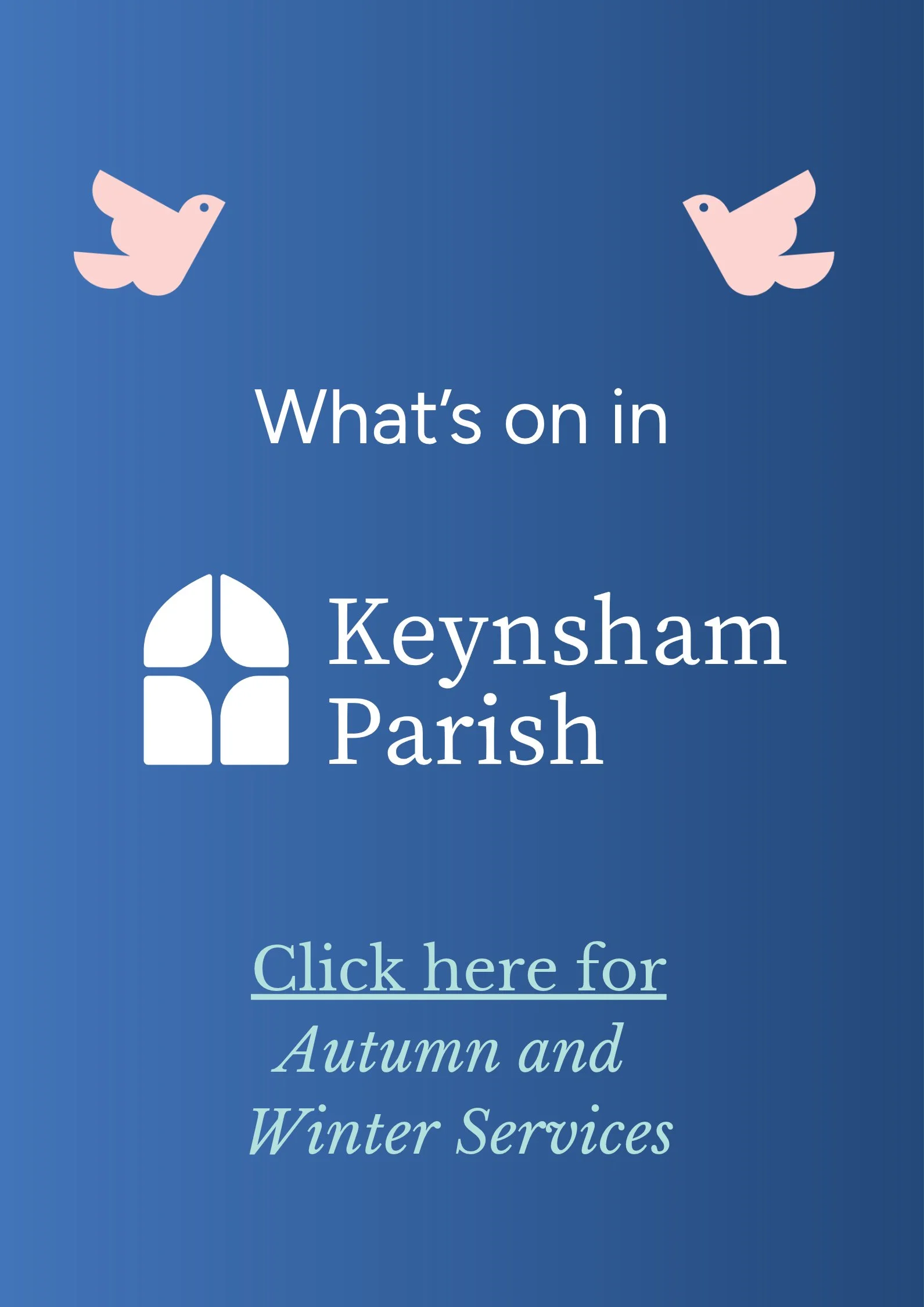 What's on in keynsham parish click here for calendar