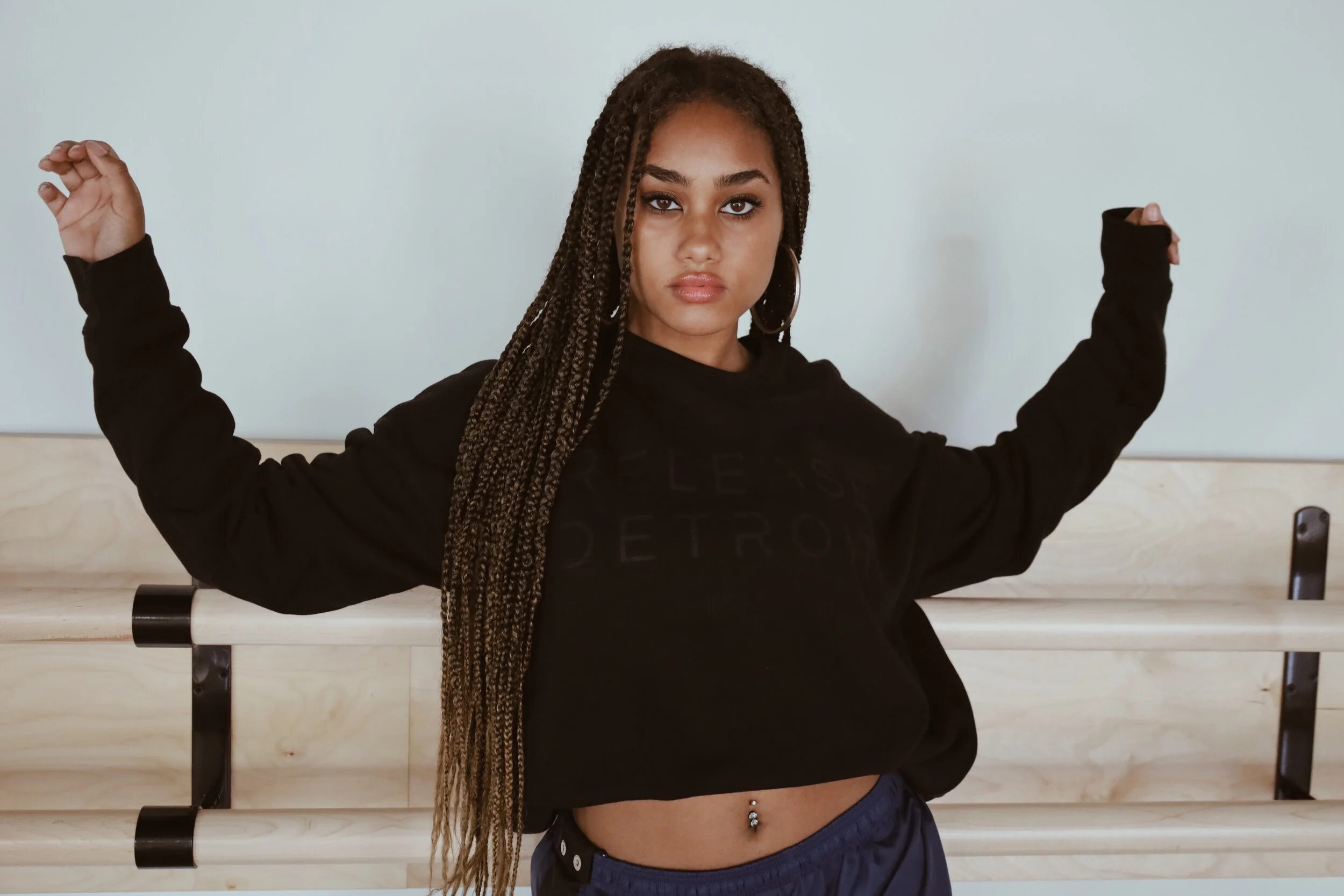 RELEASE DETROIT CREW BLACK/BLACK
