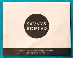 205 Minimalist Pantry Labels For Jars & Containers - Includes 33 Spice Labels, Waterproof Matte Stickers