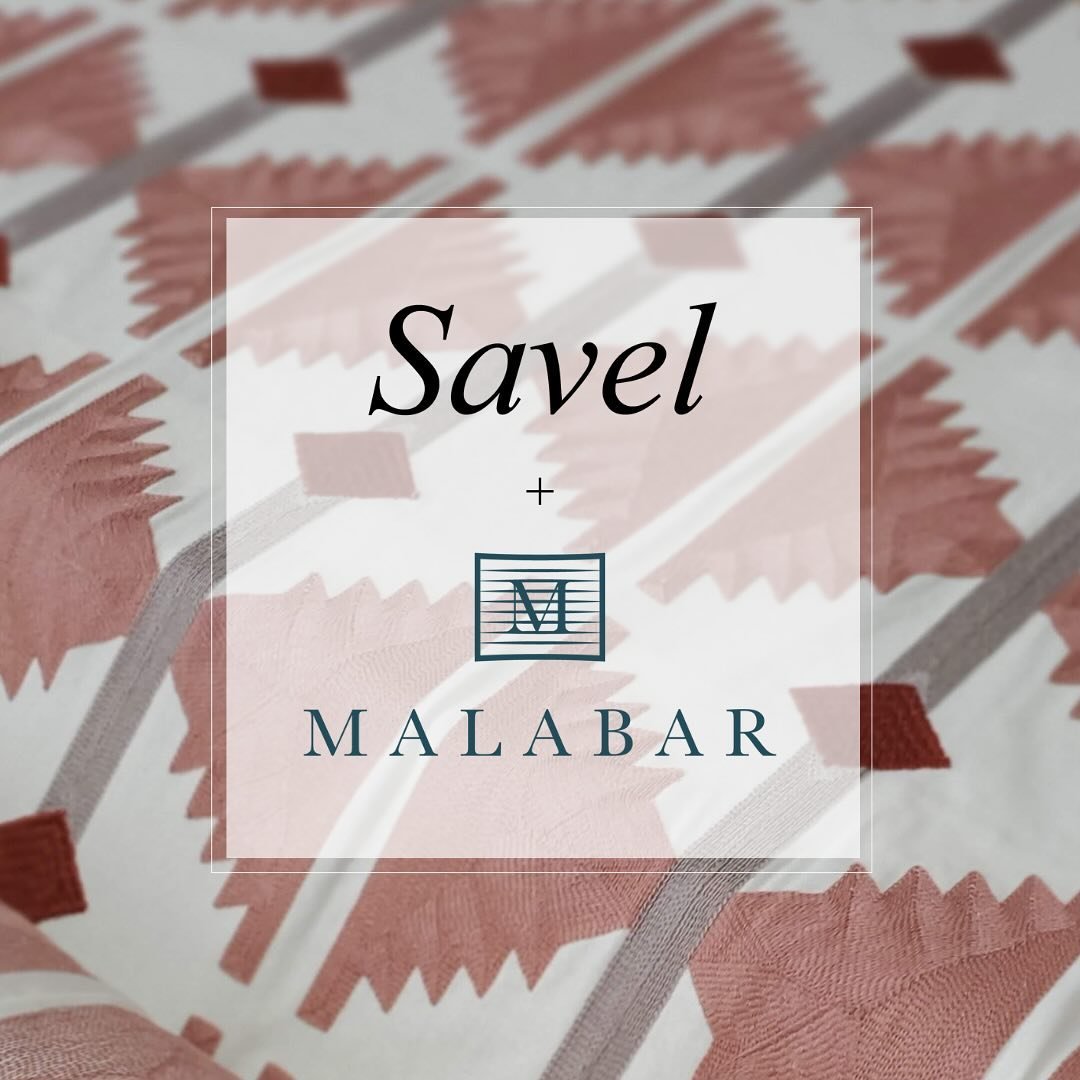 ✨We are excited to announce Savel&rsquo;s newest collaboration ~ You can now find Malabar in our New York showroom!✨ Founded in the U.K. in 1986, Malabar has a world-wide reputation for its handloom fabric in robust, vibrant colors, and in an extensi