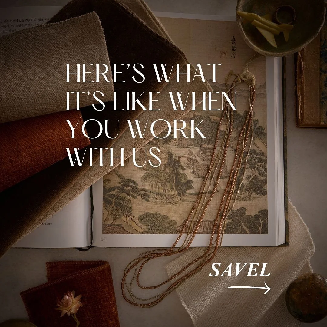 We&rsquo;re excited to help make your job a little easier. DM us to get started! 

Cover photo by @erinderby 

#interiordesign #luxuryfabric #fullservice