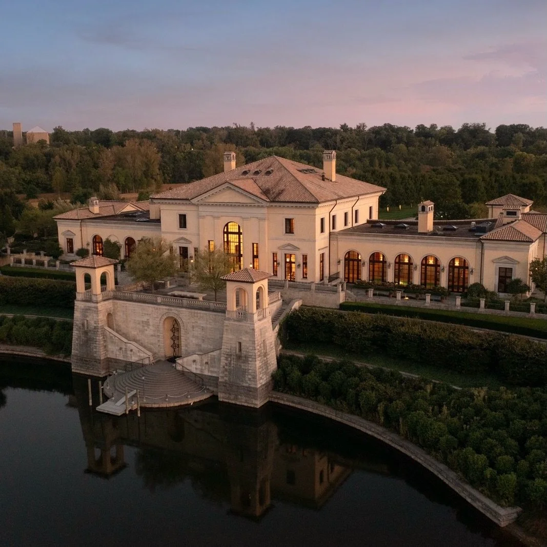 Look closely and you&rsquo;ll see that even the sky is in his signature Periwinkle ~ @johnsaladino was a self-taught architect, deeply inspired by the lessons left behind by past masters. The homes John designed share a cadence with those historical 