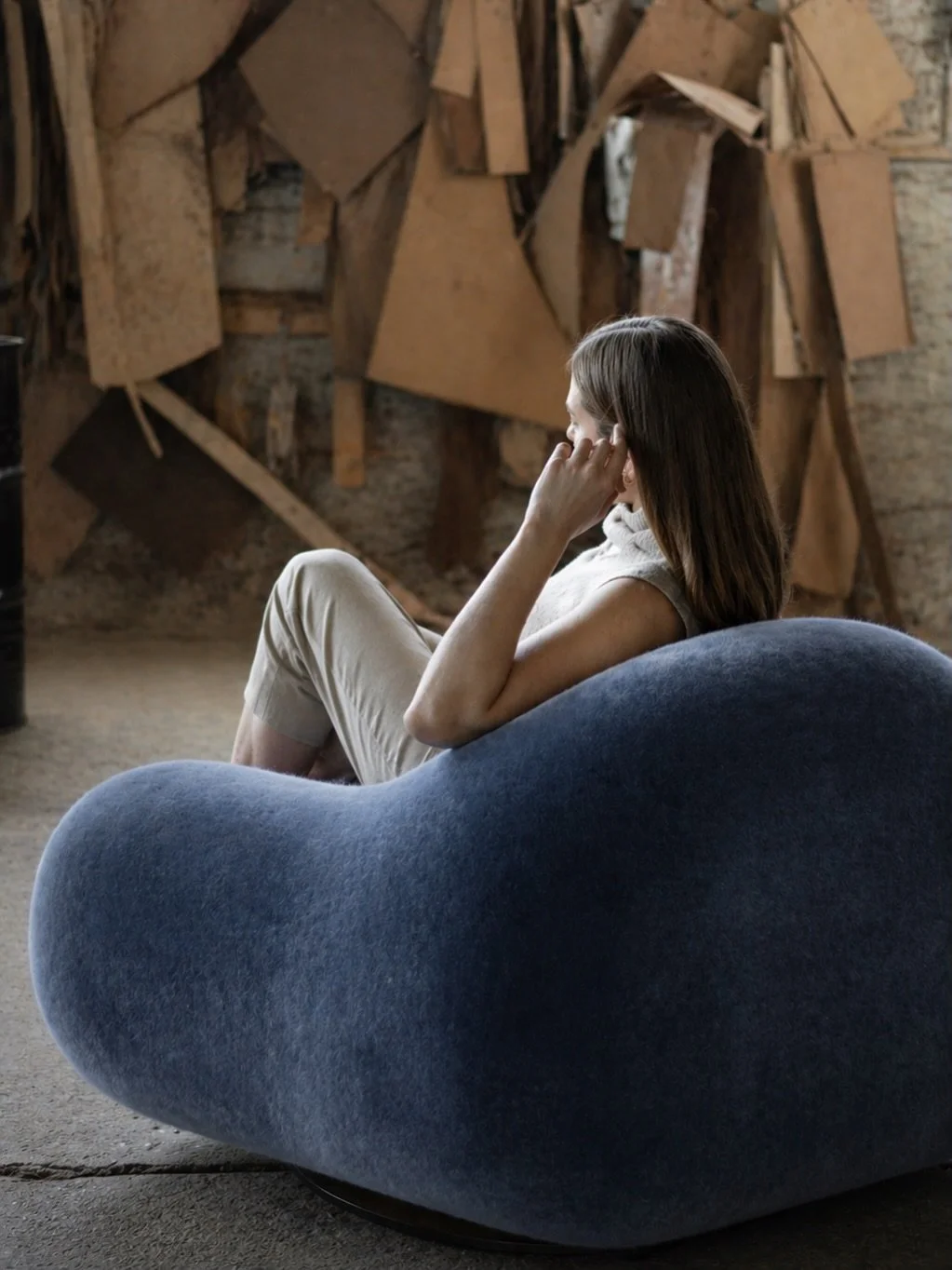 Our best-selling mohair, and it&rsquo;s easy to see why. Palazzo is irresistibly soft with a richness that photographs beautifully. Fortunately it&rsquo;s available in a palette that covers every mood and design vocabulary. What color can we help you