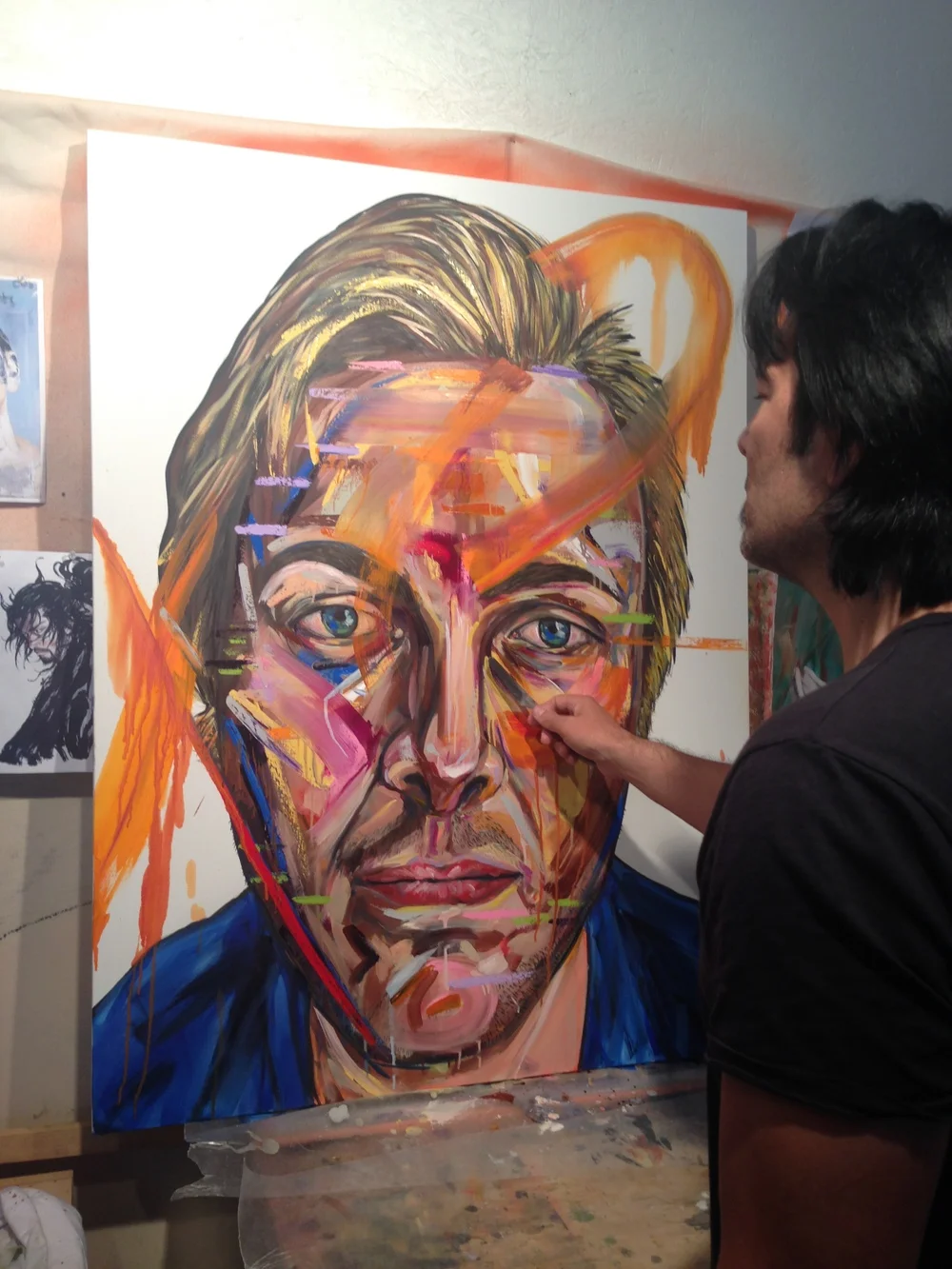 Zach in process