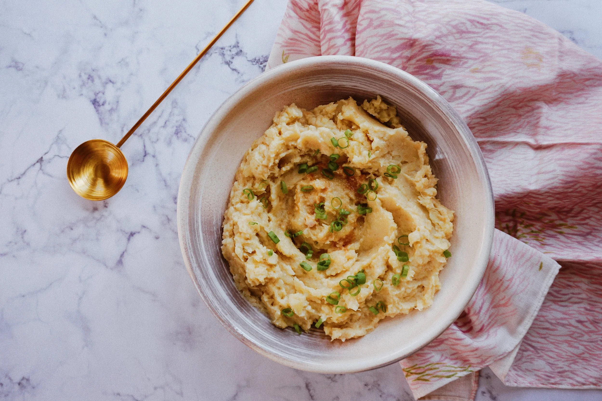 Miso sweet potato mash
