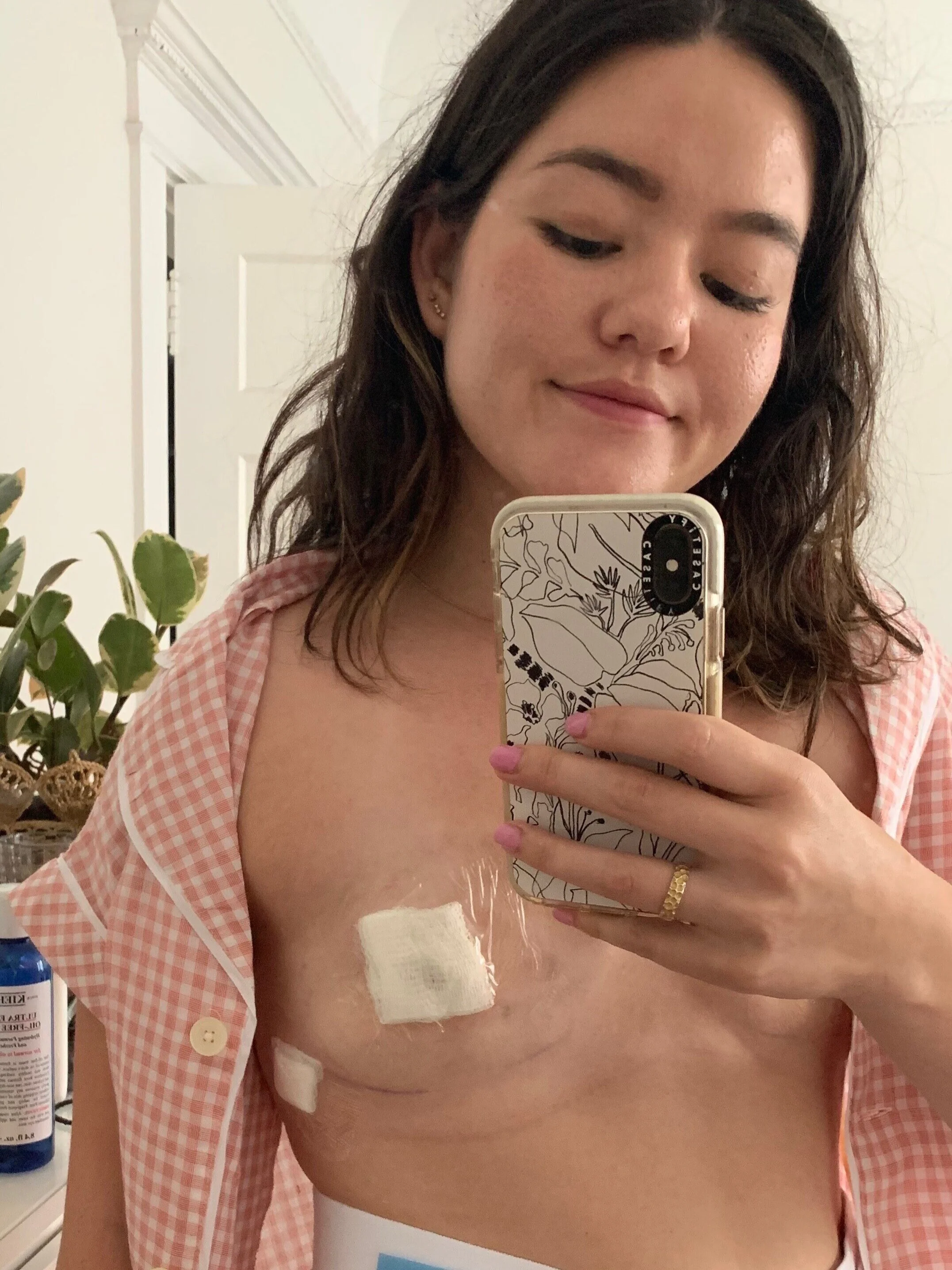 Right after getting my first drain out